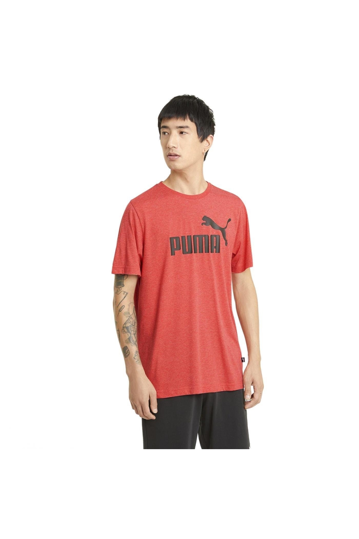 ESS Heather Tee-High Risk Red Erkek T-Shirt