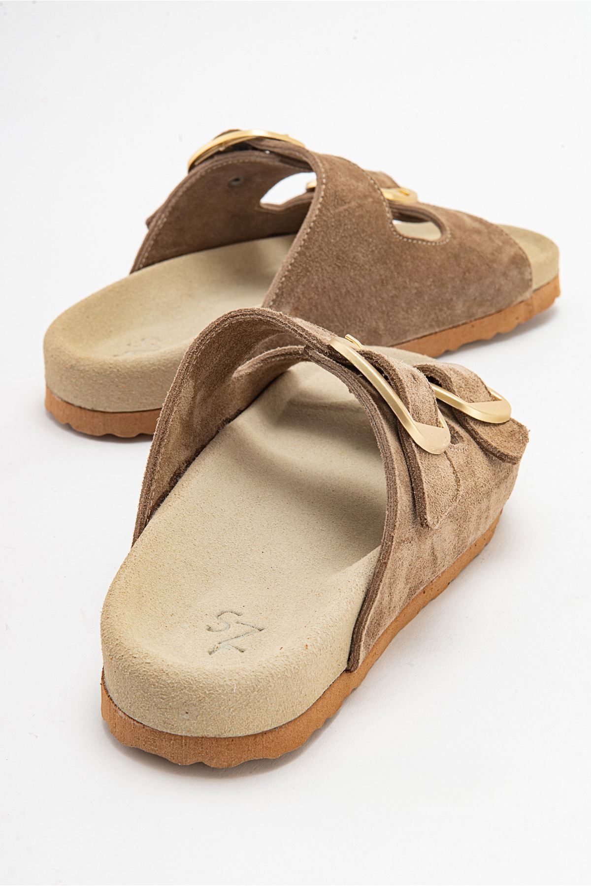 7543 Kadın Deri Terlik - Görsel 5