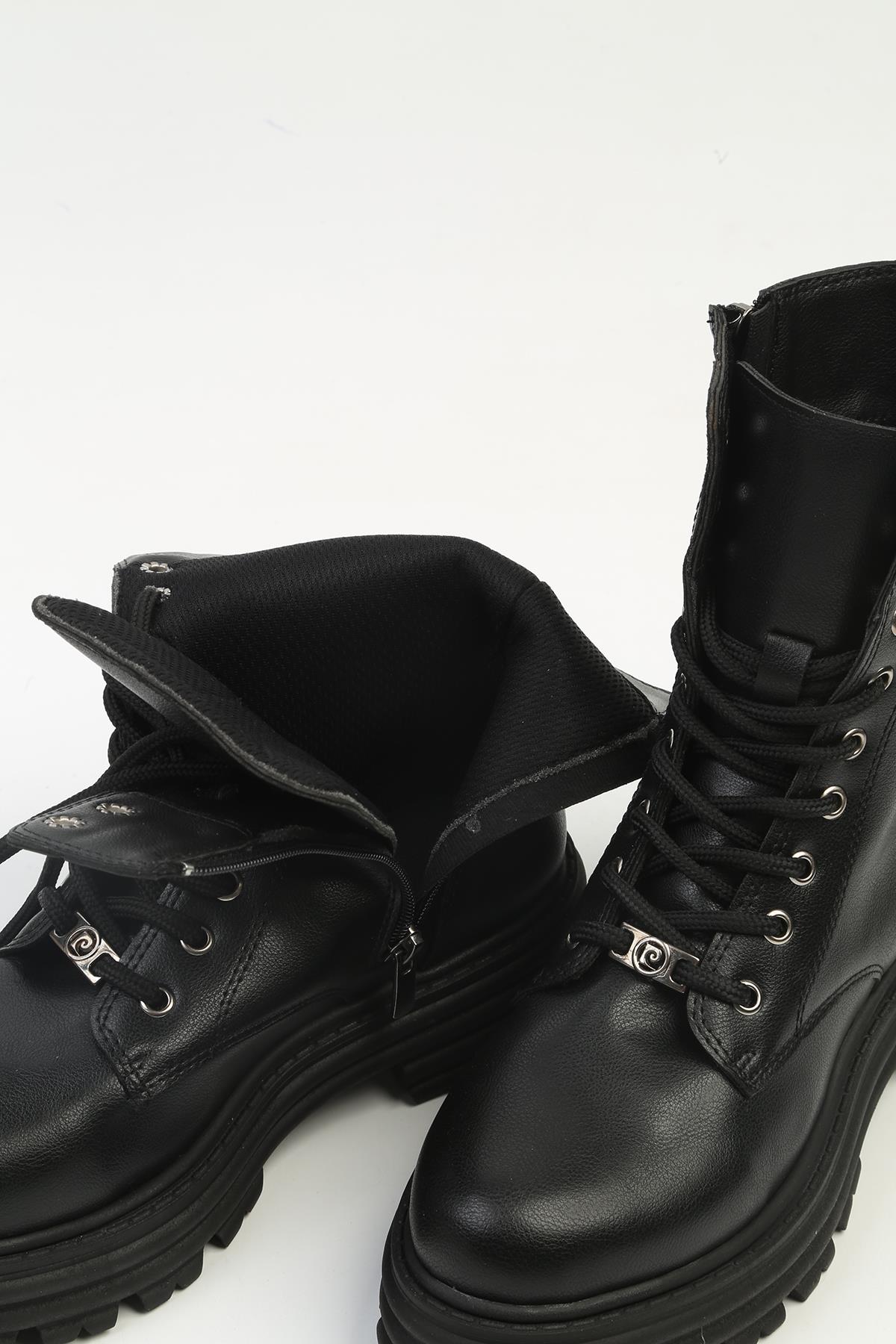 ® | PC-54141 - 3076 Siyah-Kadın Bot - Görsel 3