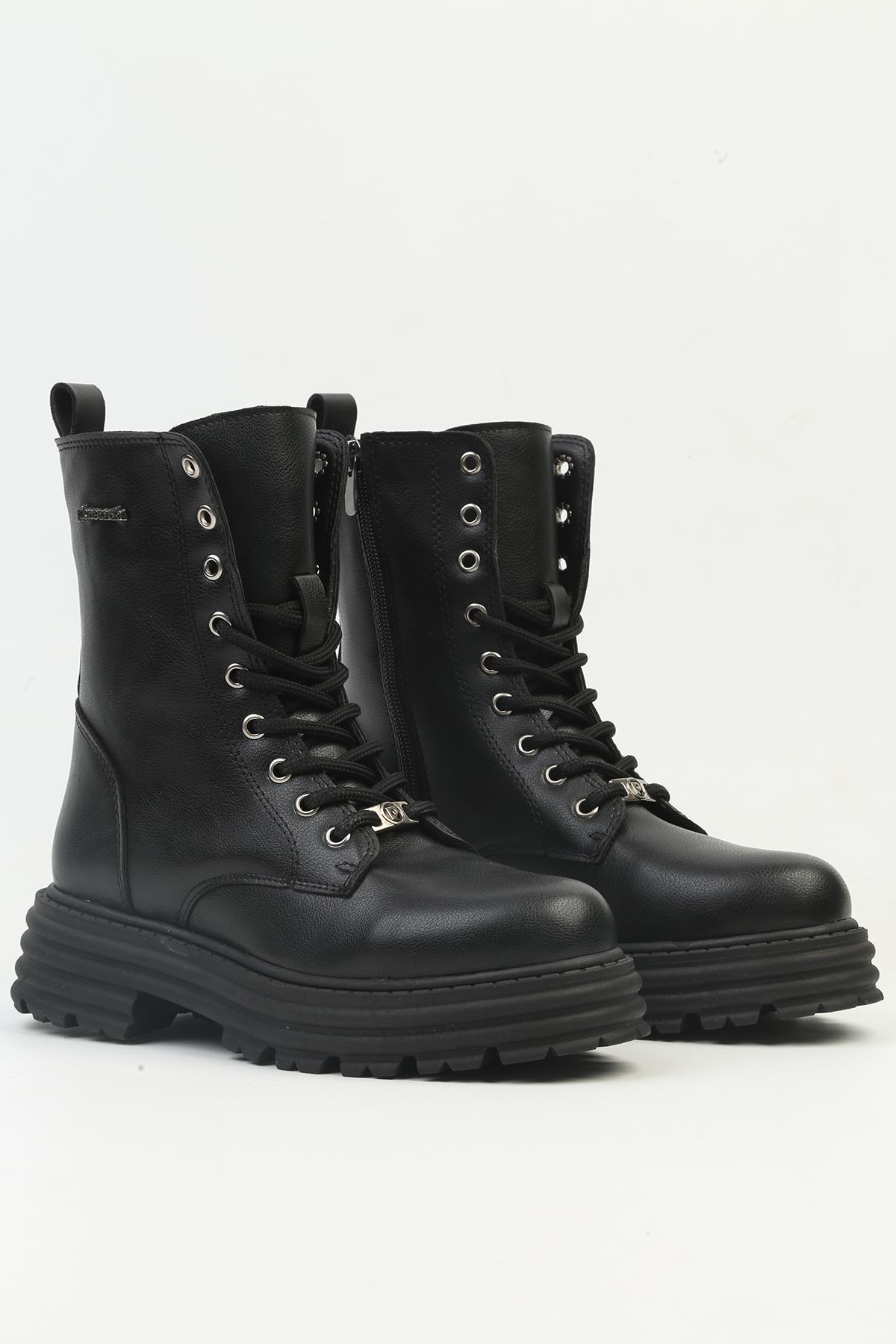 ® | PC-54141 - 3076 Siyah-Kadın Bot - Görsel 4