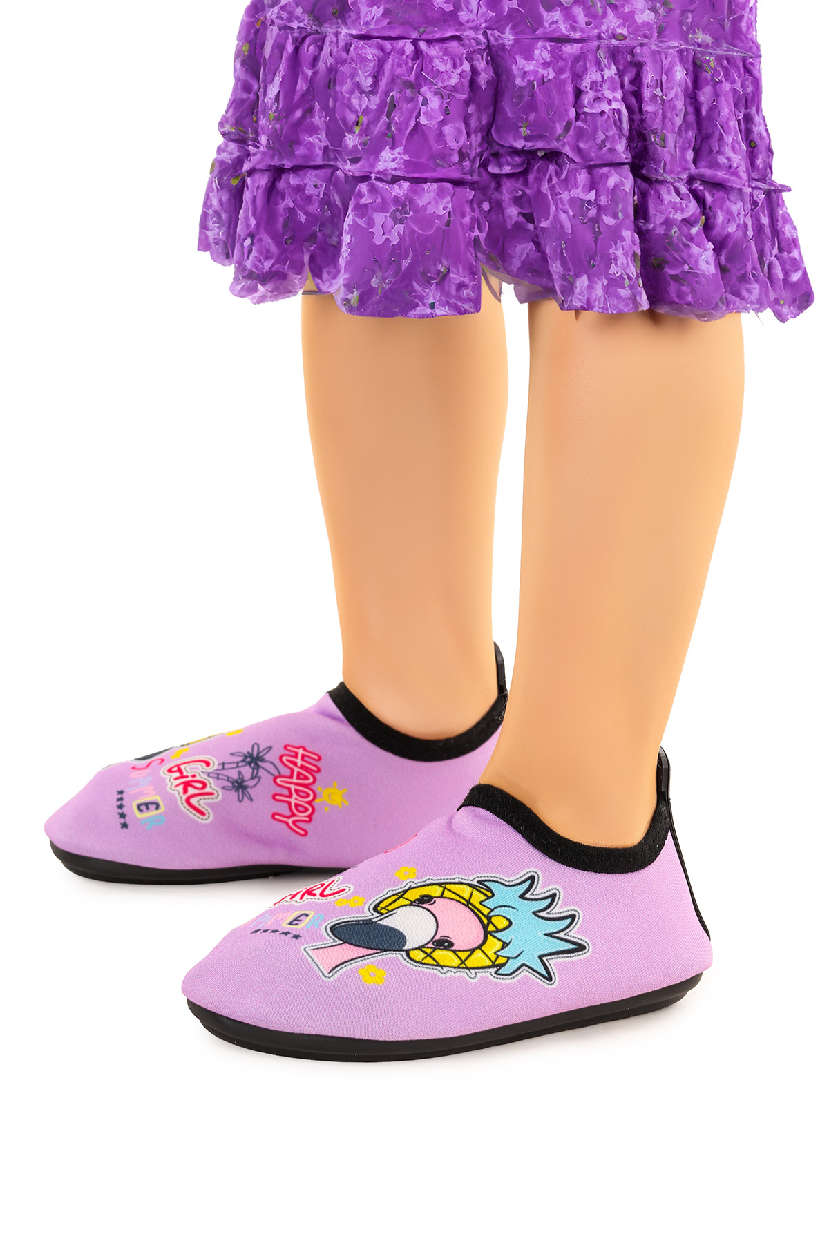 Bird Havuz Plaj Kız Çocuk Deniz Ayakkabısı 8535 Mor - Görsel 3
