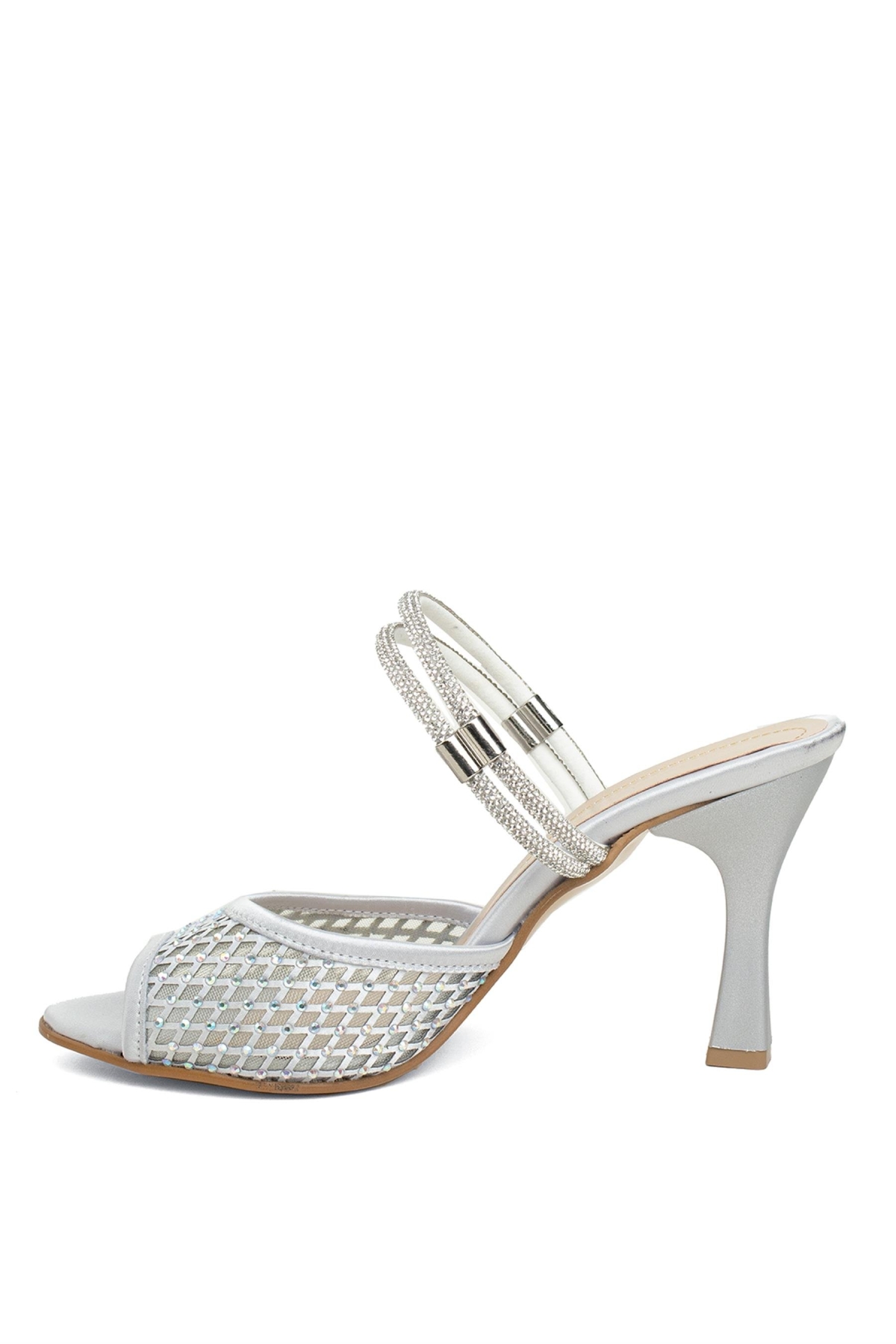 Elit 24YBsk89T Kadın Abiye Ayakkabı Gümüş - Görsel 4