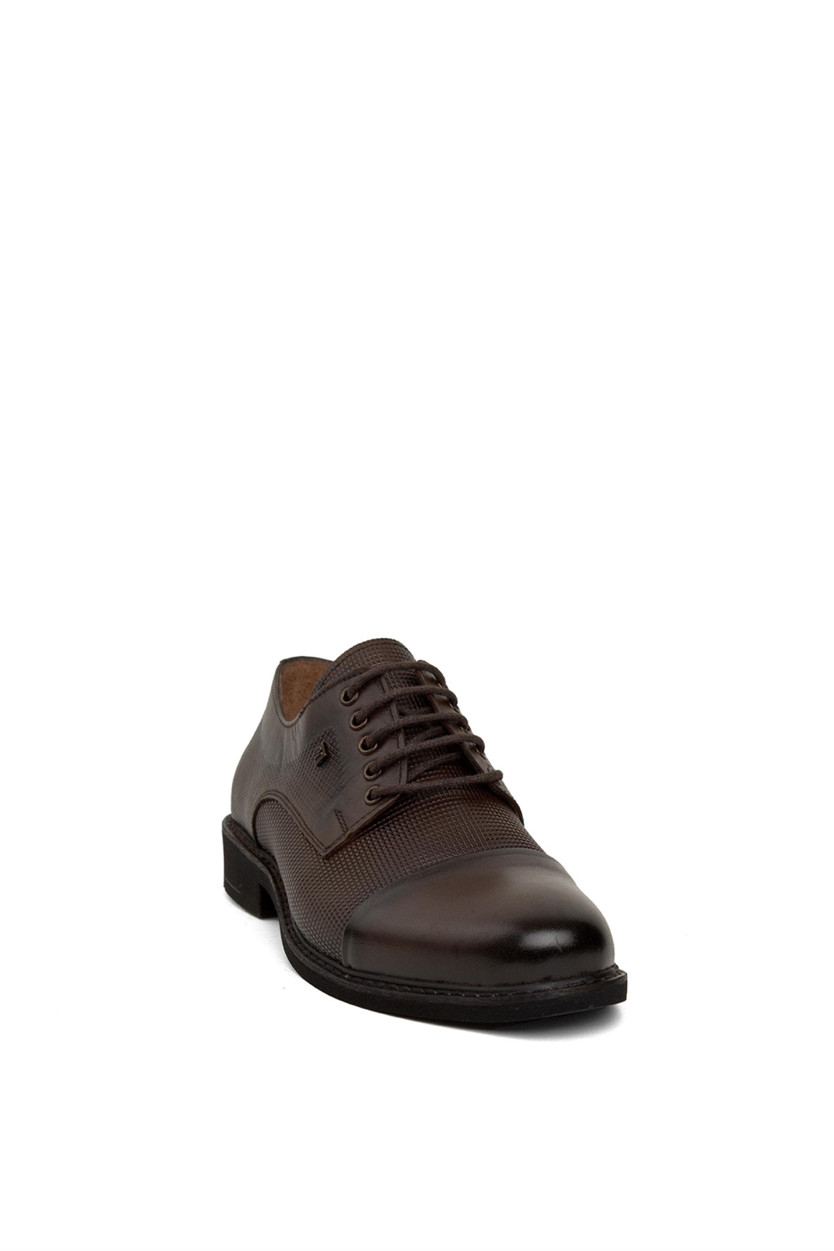 Elit 24YNbl999C Erkek Hakiki Deri Klasik Ayakkabı Kahverengi - Görsel 3