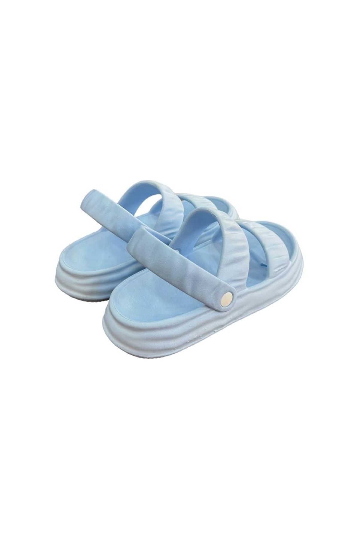 Plaj Havuz Hafif Rahat Kadın Sandalet MAVİ - Görsel 7