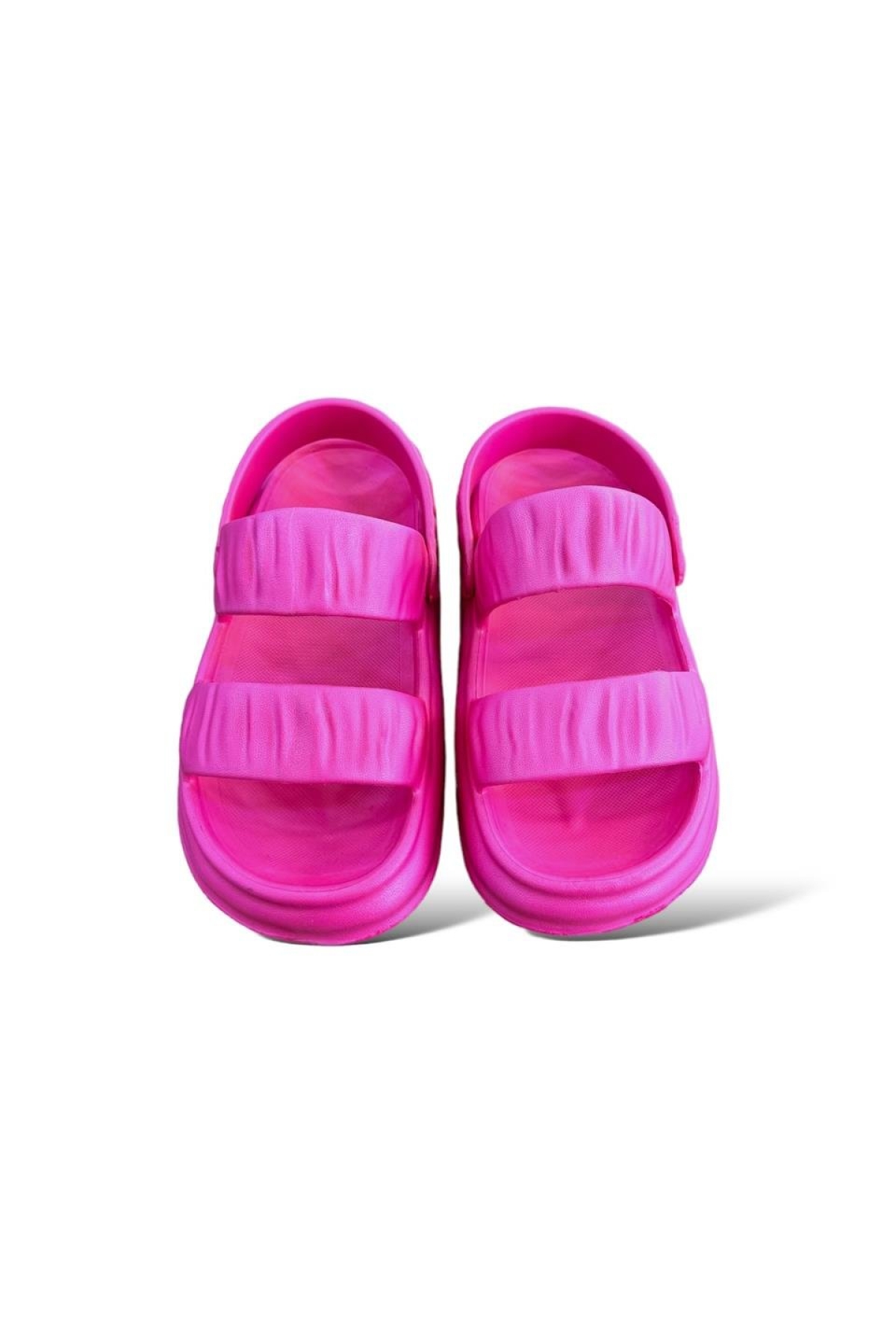 Plaj Havuz Hafif Rahat Kadın Sandalet FUŞYA - Görsel 4