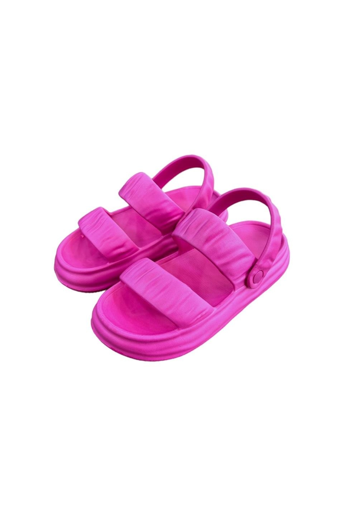 Plaj Havuz Hafif Rahat Kadın Sandalet FUŞYA - Görsel 7