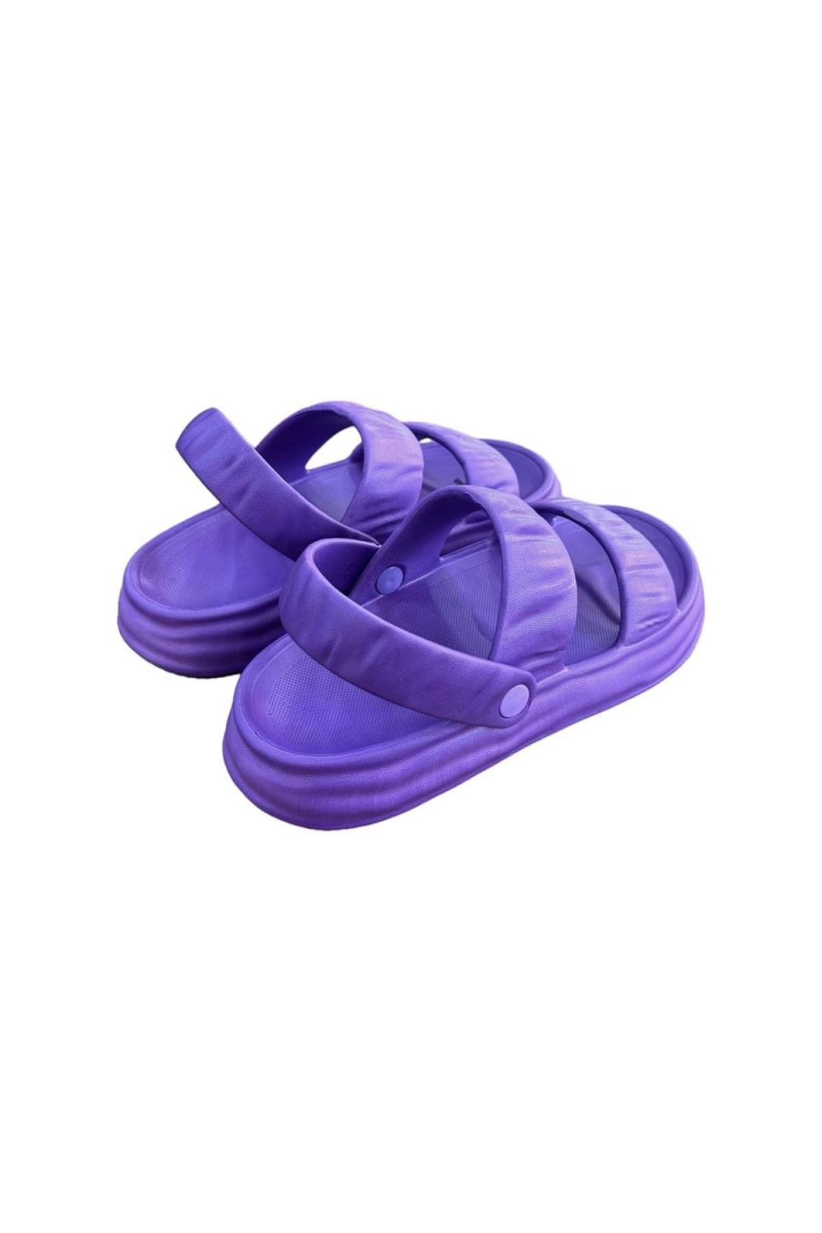 Plaj Havuz Hafif Rahat Kadın Sandalet MOR - Görsel 7
