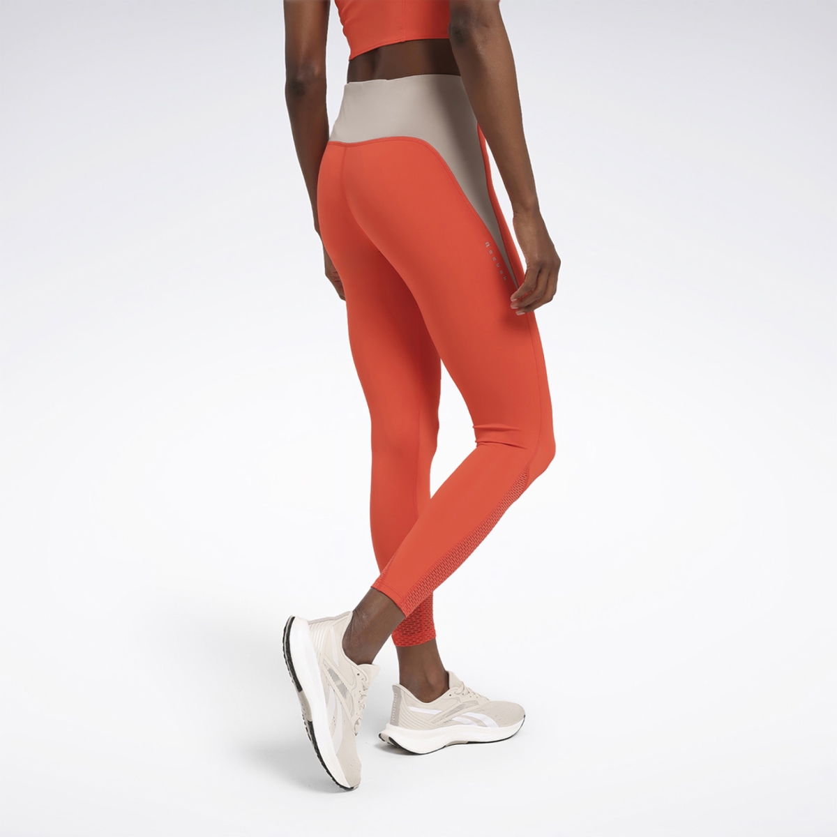 running-vector-tight-turuncu-kadin-tayt