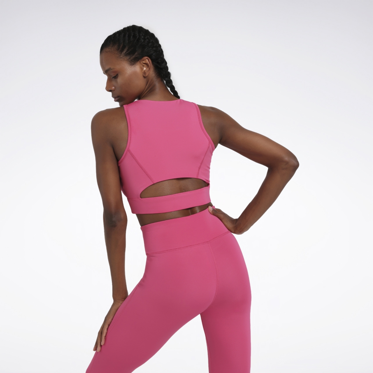 Reebok ID TRAIN HIGH SUPPORT BRA Pembe Kadın Bra