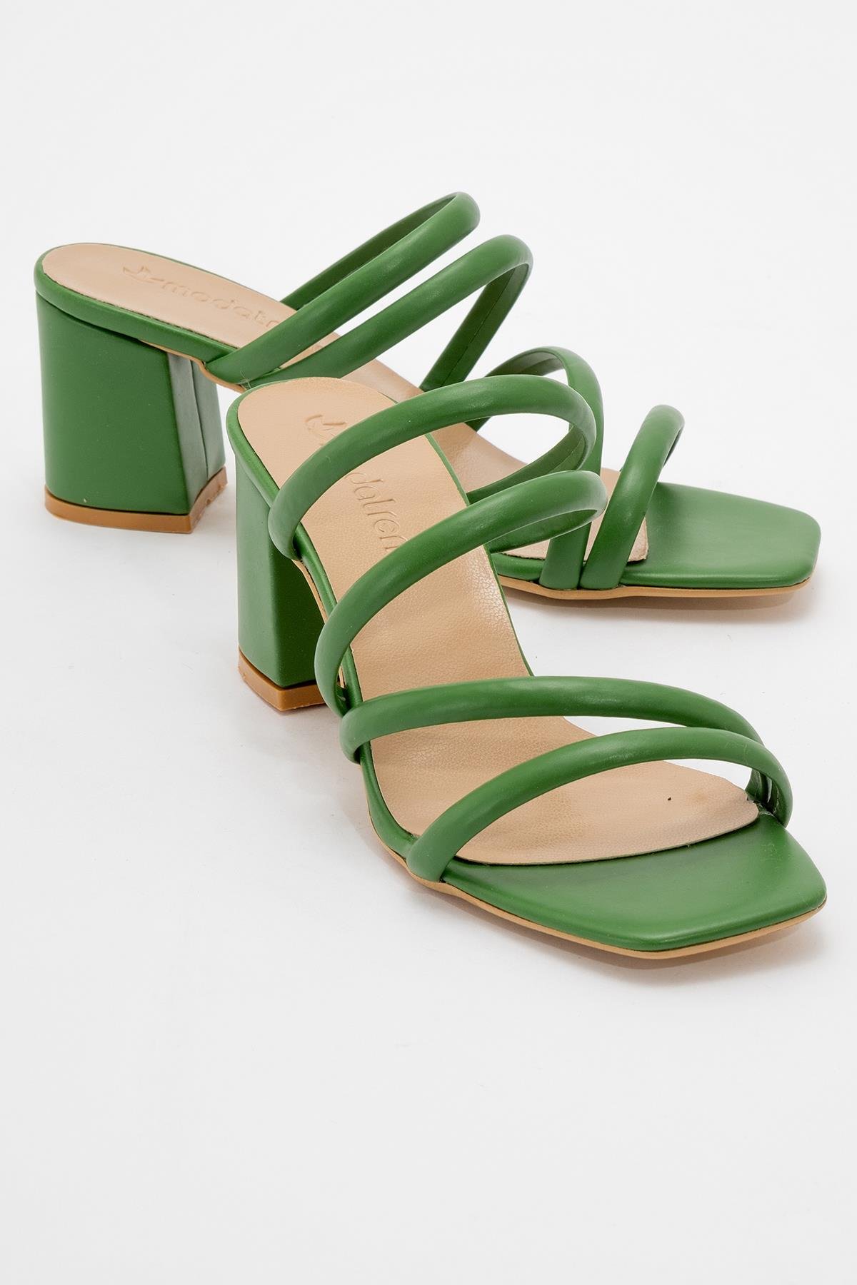 Kadın Küt Burunlu ÇİMEN YEŞİLİ CİLT - Görsel 3