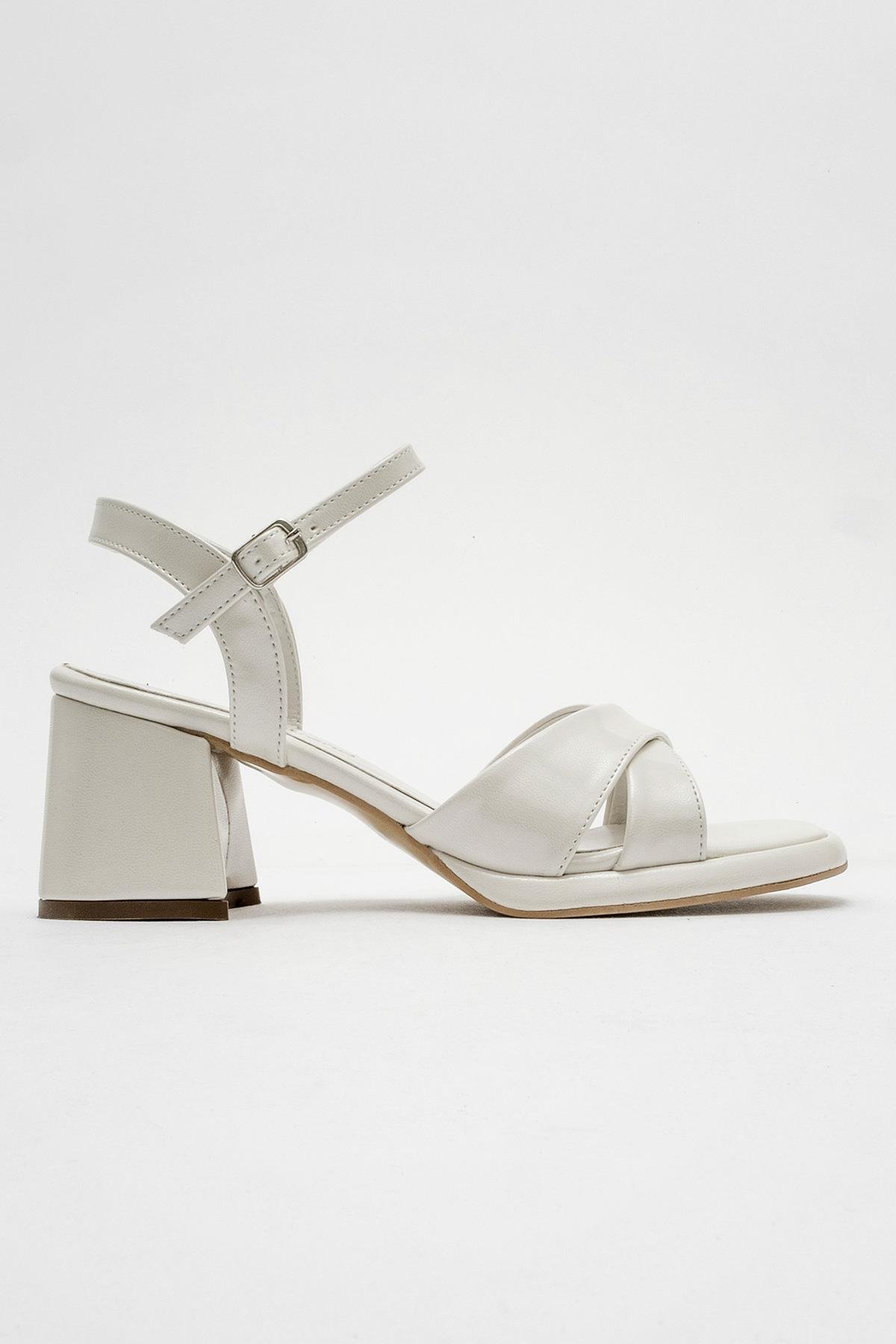 Kadın Topuklu Ayakkabı SEDEF CİLT - Görsel 3