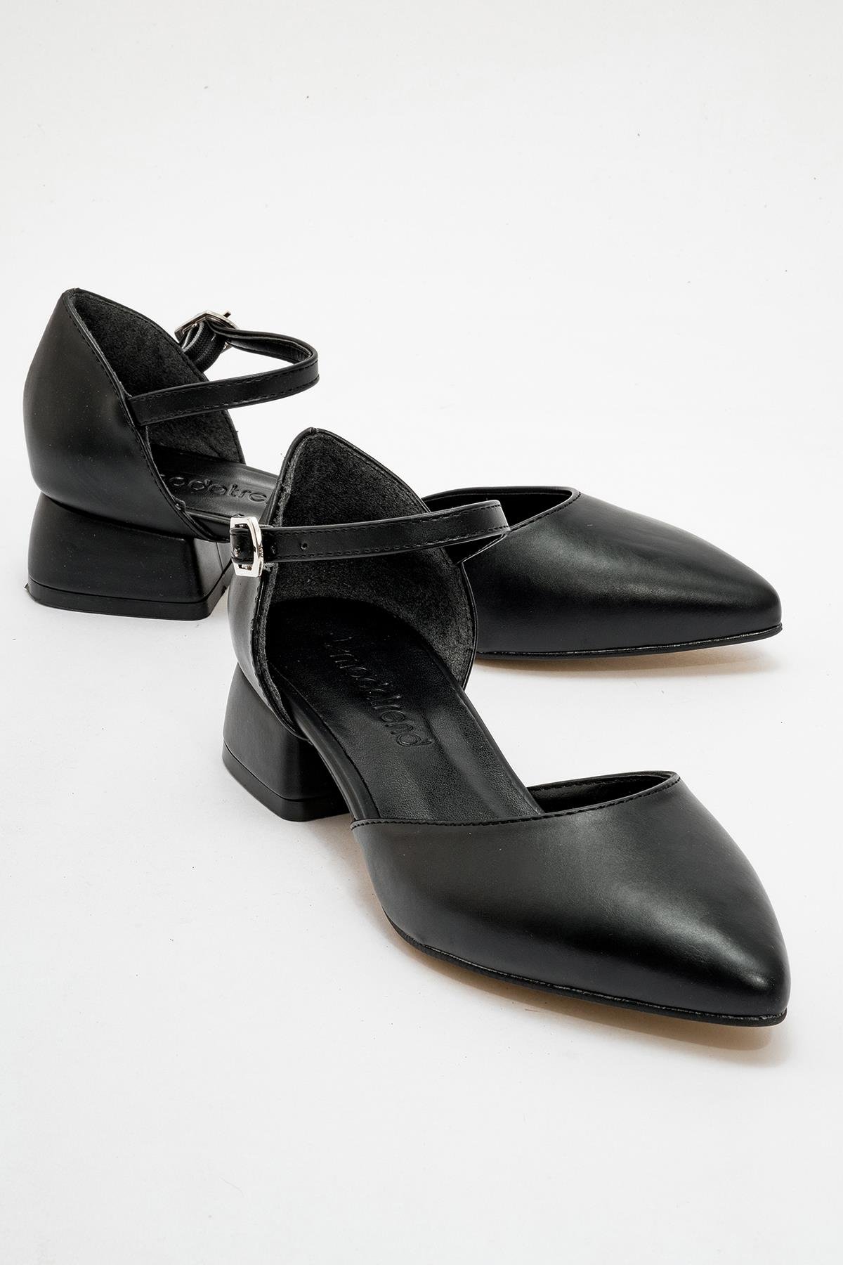 Kadın Topuklu Sandalet SİYAH CİLT - Görsel 3