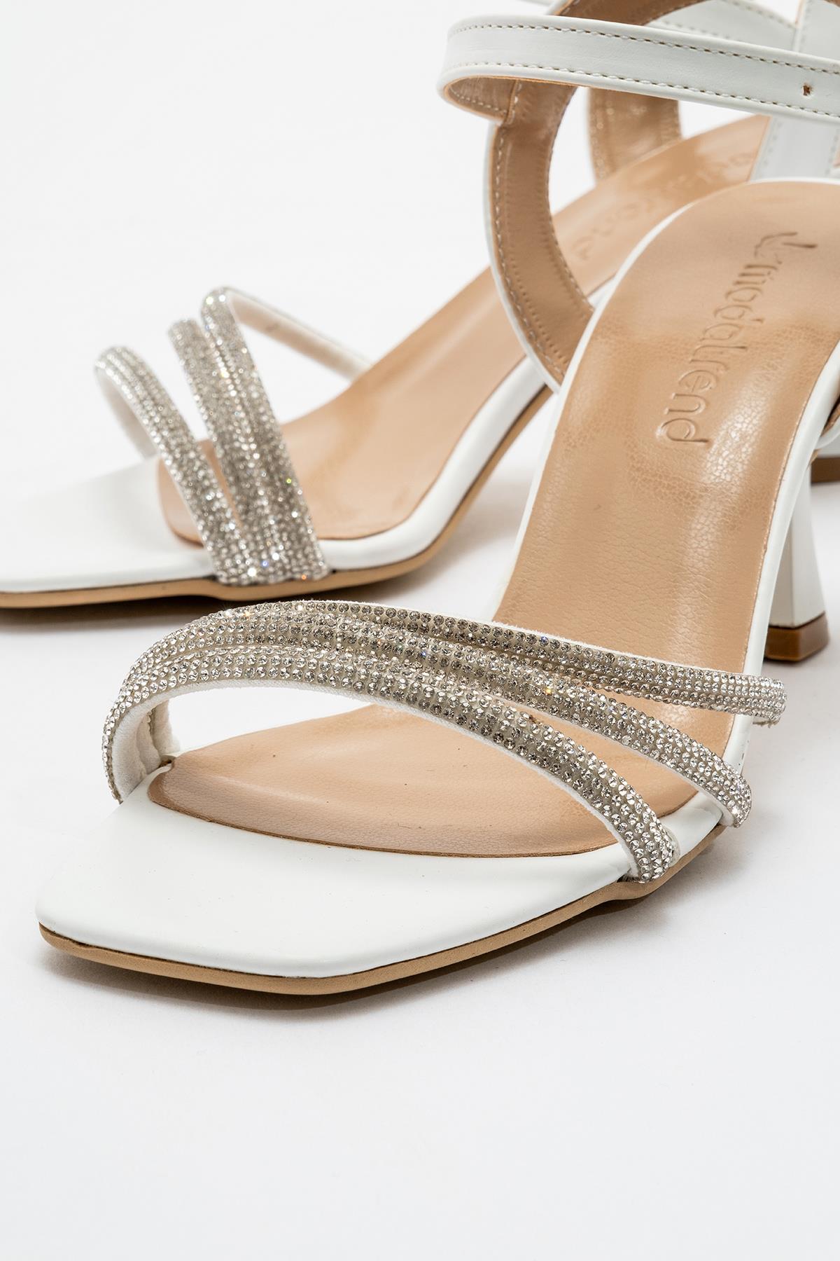 Kadın Küt Burunlu BEYAZ GÜMÜŞ - Görsel 4