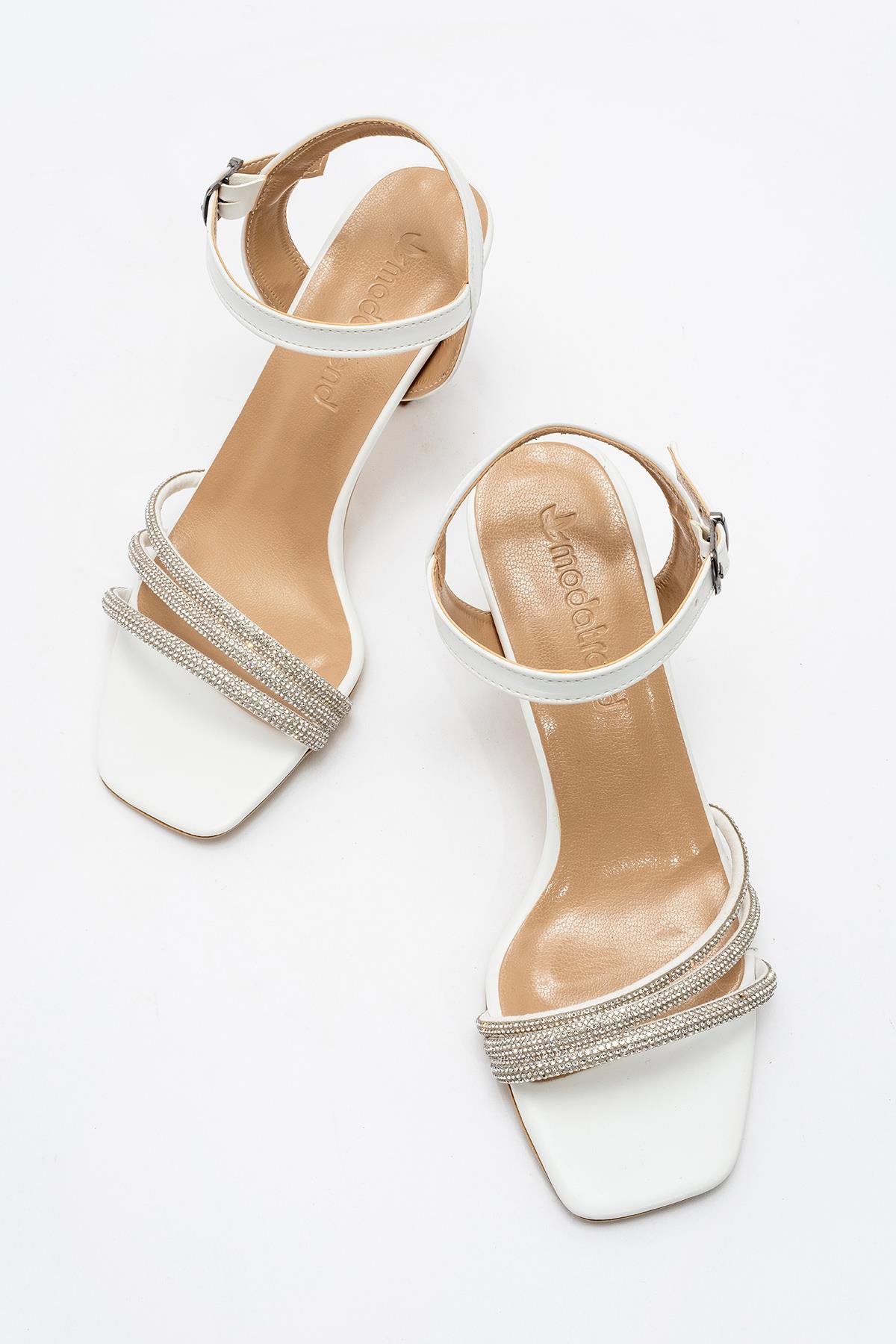 Kadın Küt Burunlu BEYAZ GÜMÜŞ - Görsel 6