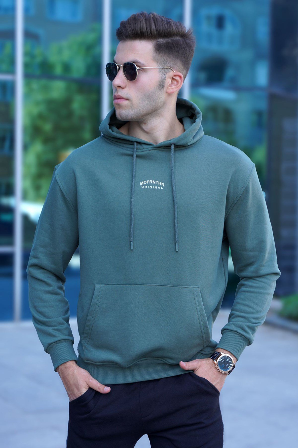 Haki Erkek Sweatshirt 5314