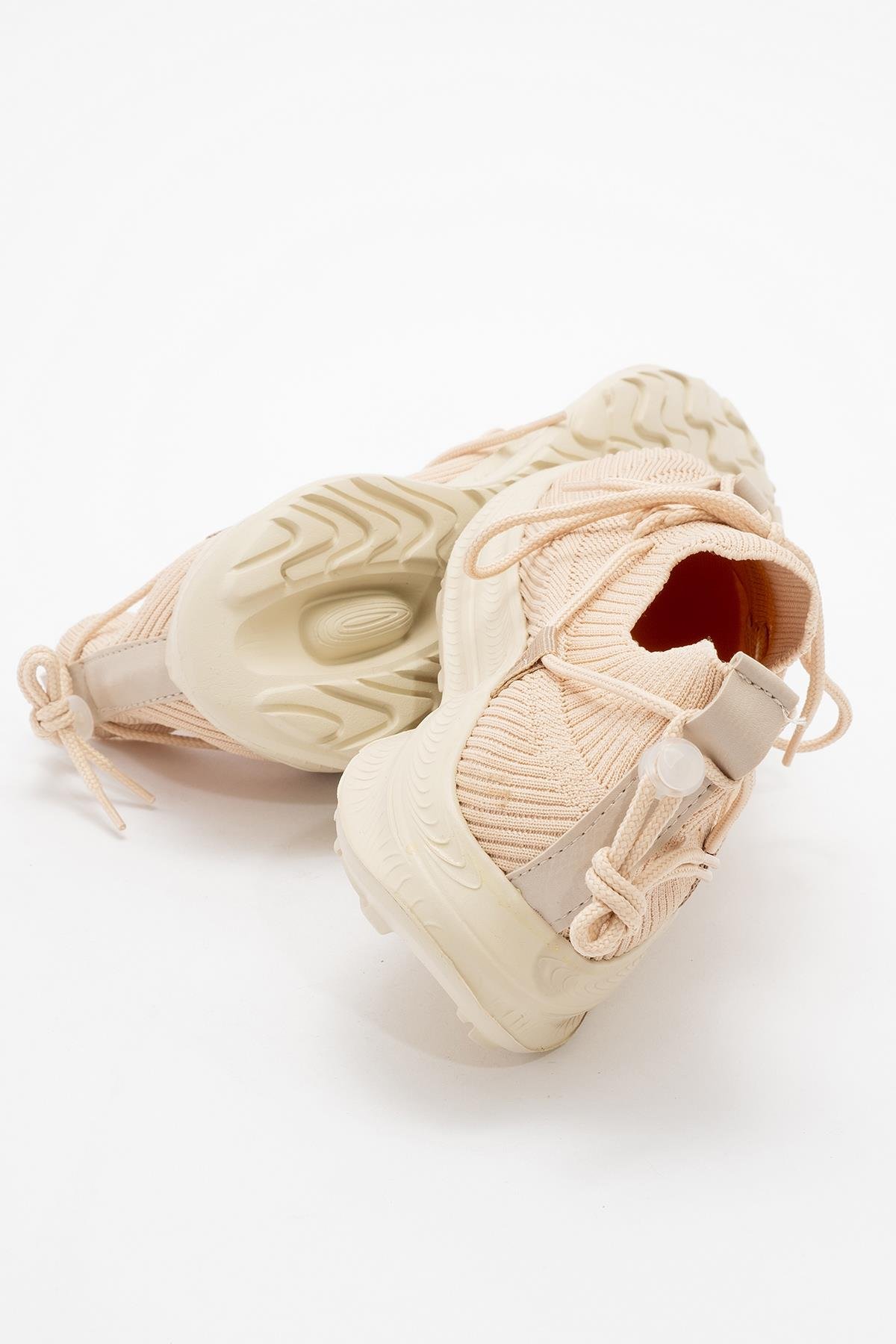 Kaydırmaz Kadın Spor Ayakabı NUDE - Görsel 5