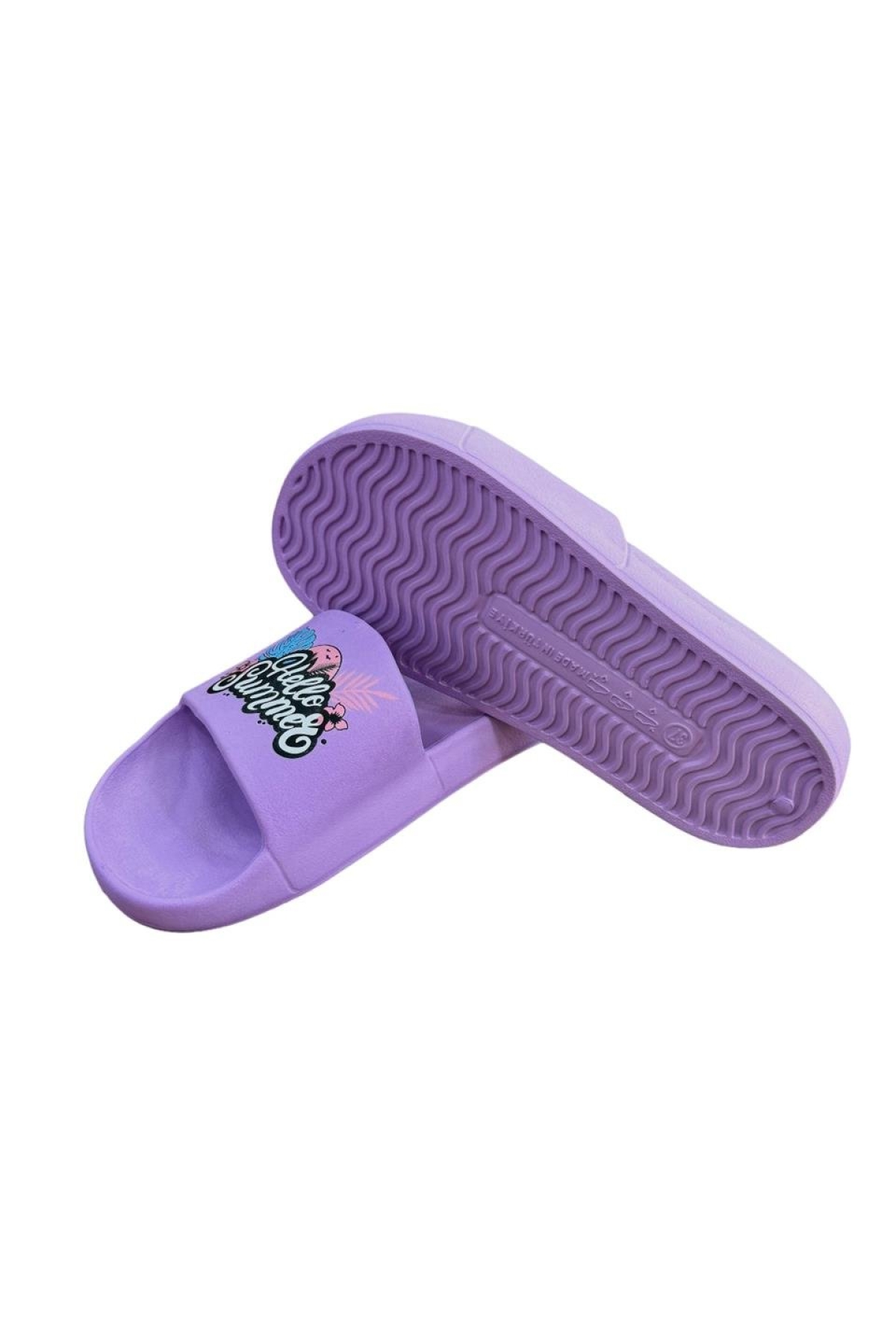 Eva Plaj Havuz Kadın Terlik Lila - Görsel 7