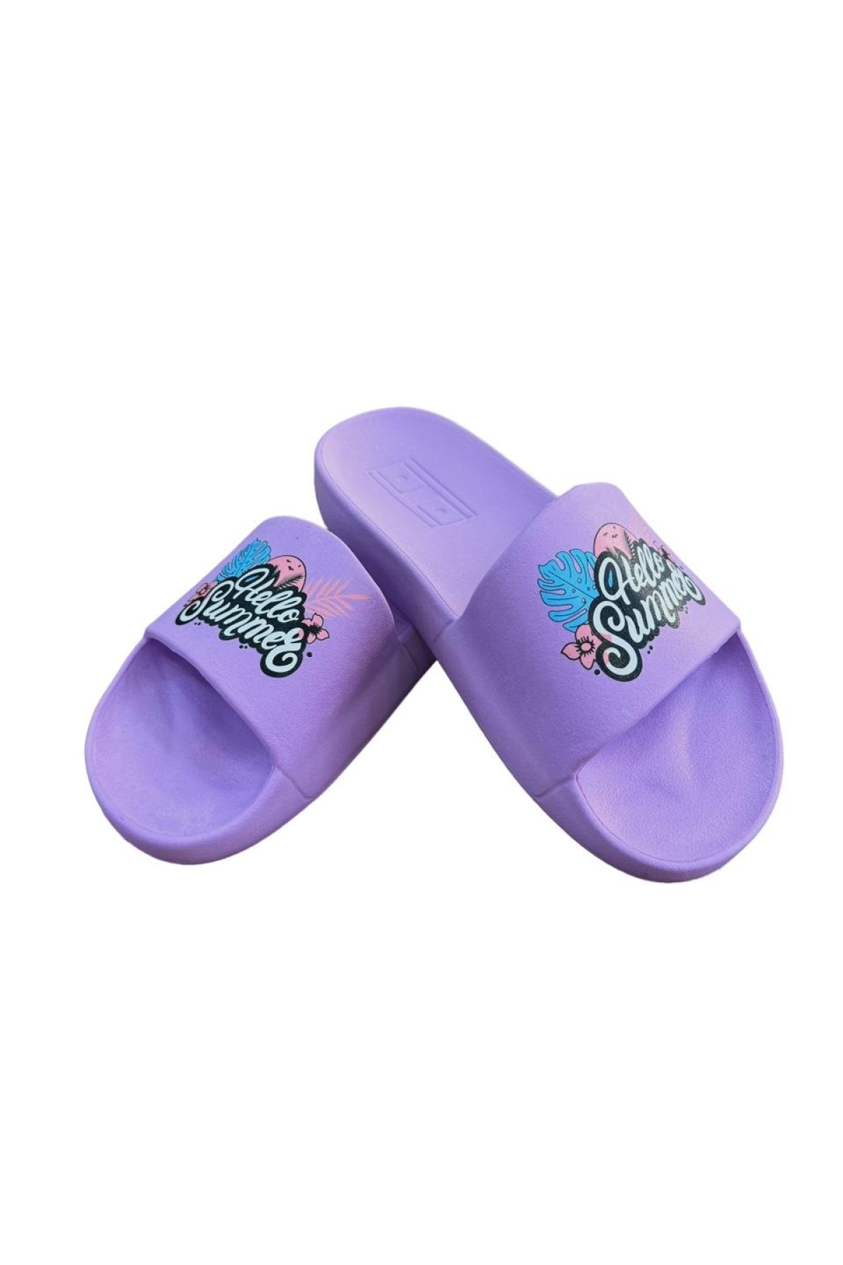 Eva Plaj Havuz Kadın Terlik Lila - Görsel 8