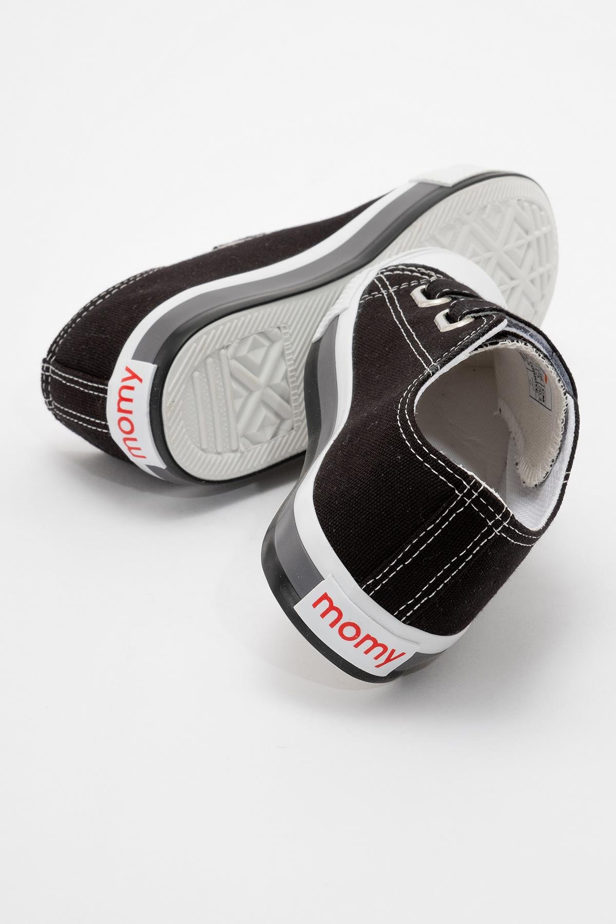 Çocuk Cırtlı Spor Ayakkabı SİYAH - Görsel 5