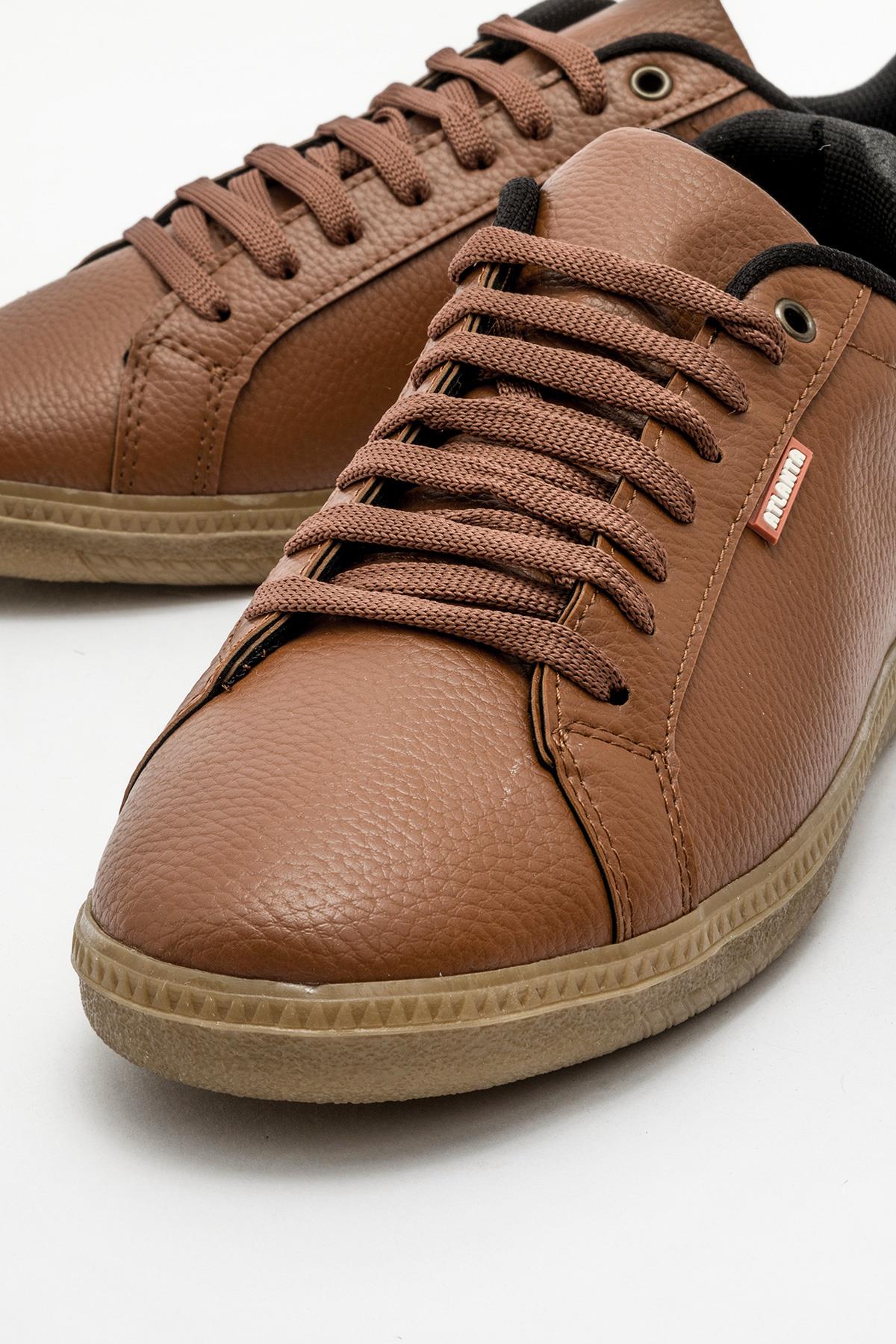 Bağcıklı Erkek Spor Ayakkabı TABA KAHVE - Görsel 4