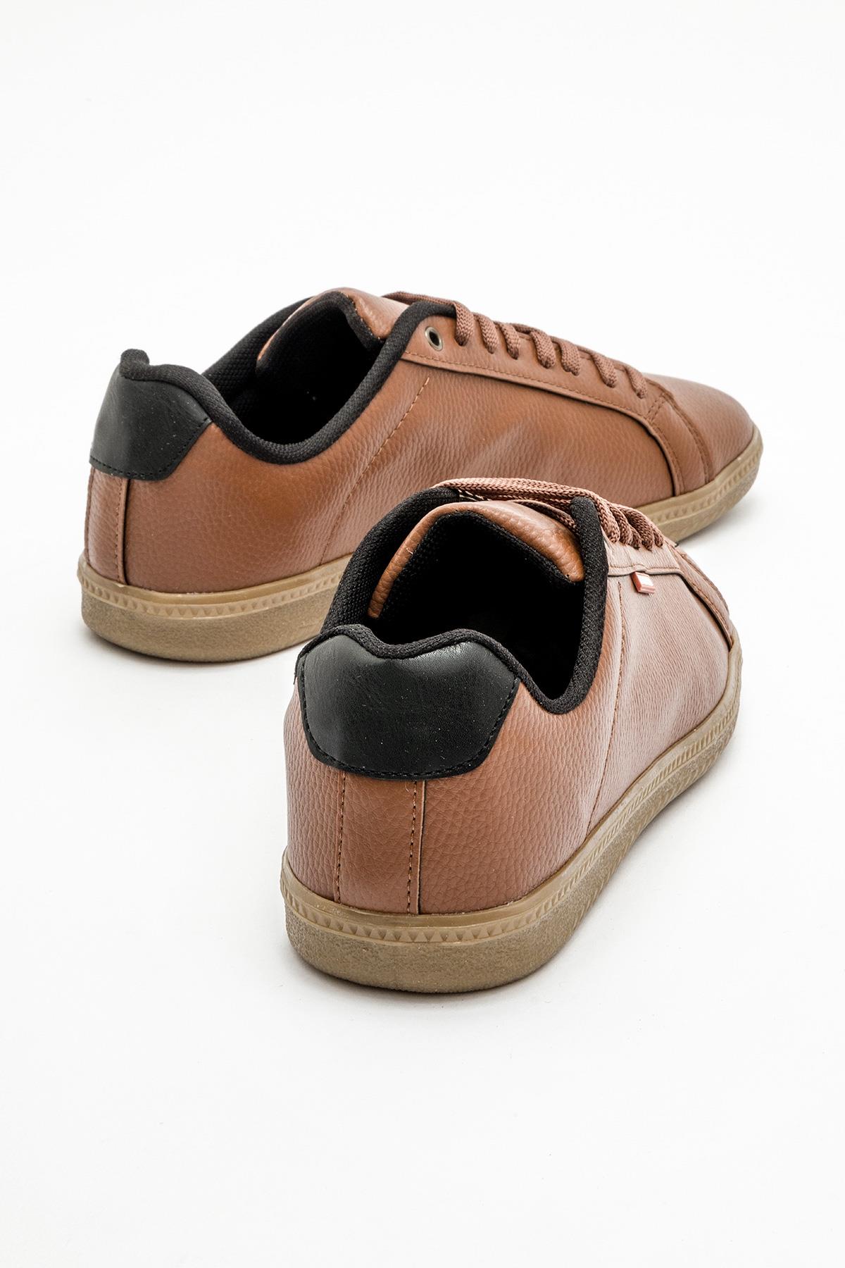 Bağcıklı Erkek Spor Ayakkabı TABA KAHVE - Görsel 5