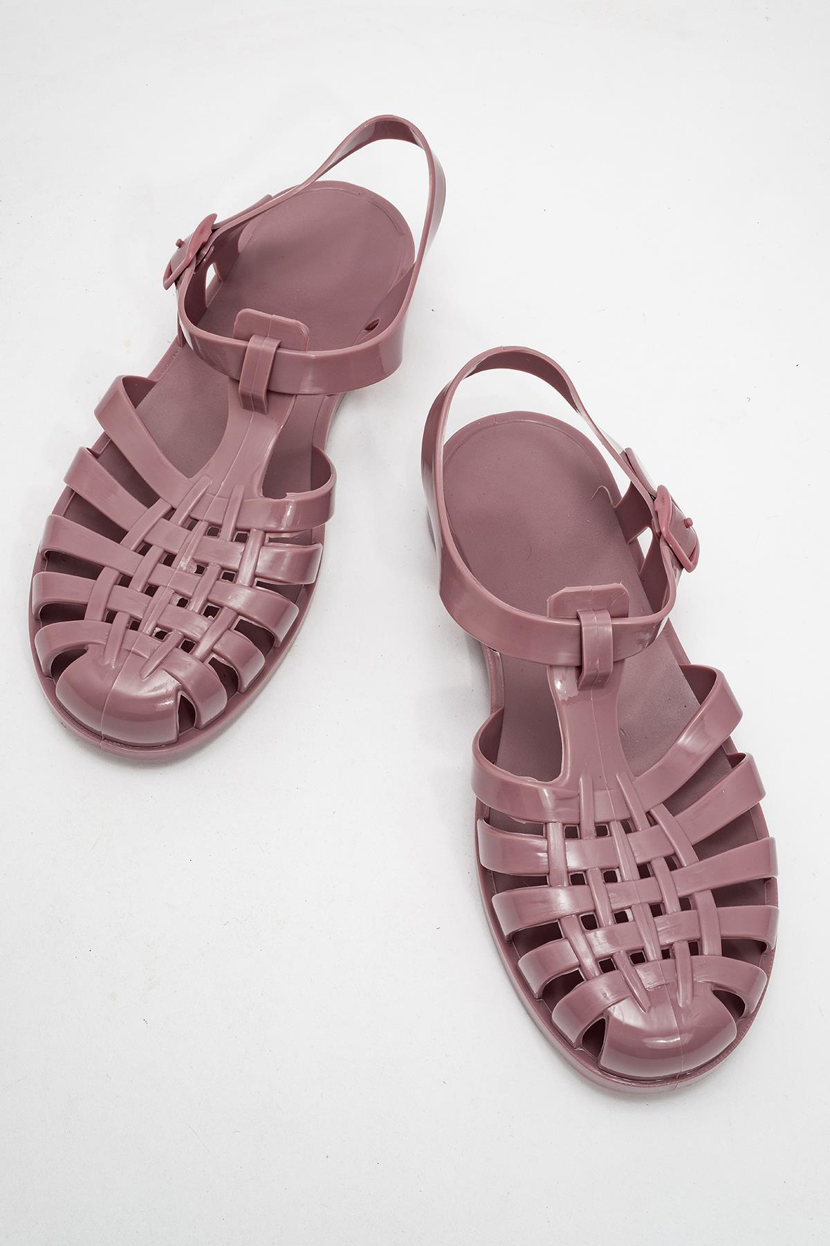 Kadın Plaj Sandalet GÜL KURUSU - Görsel 4