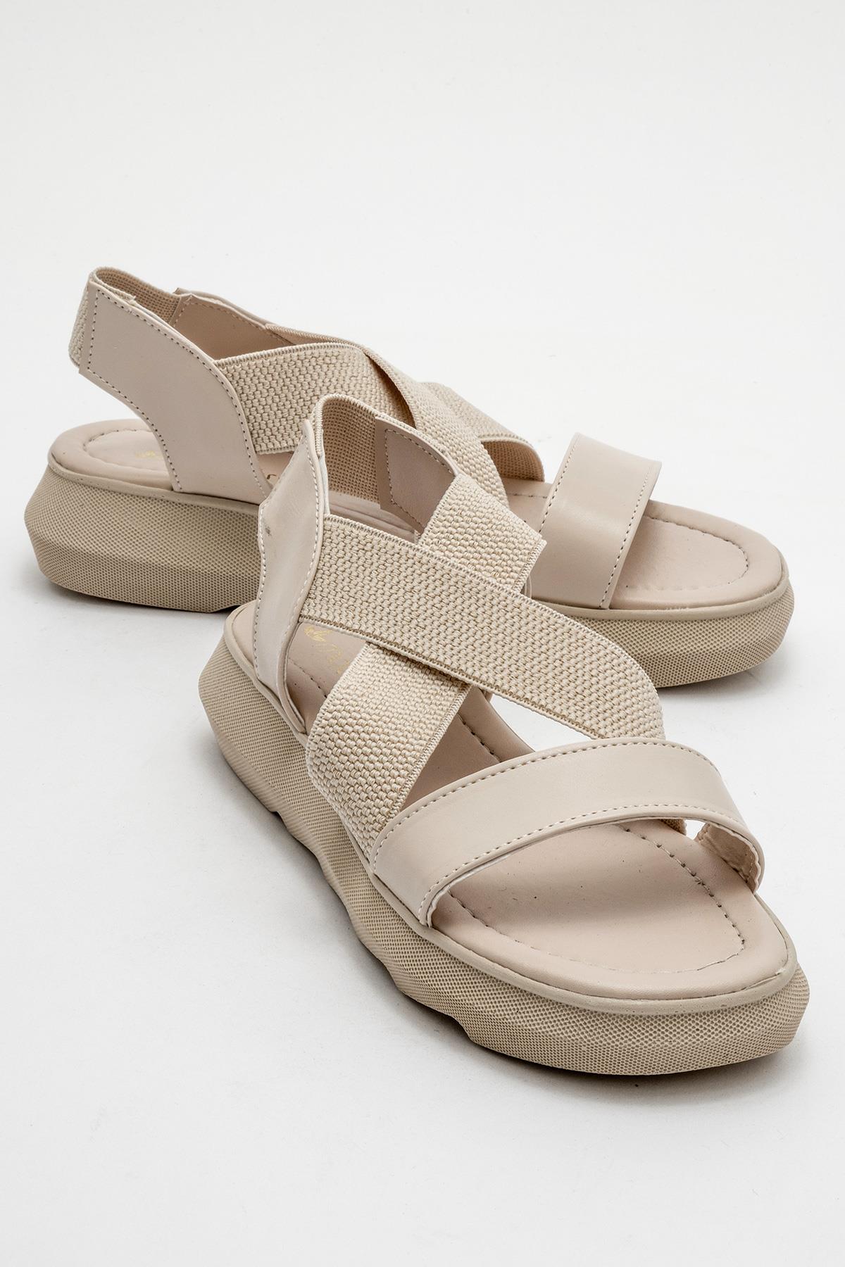 Kadın Günlük Ayakkabı BEJ - Görsel 3
