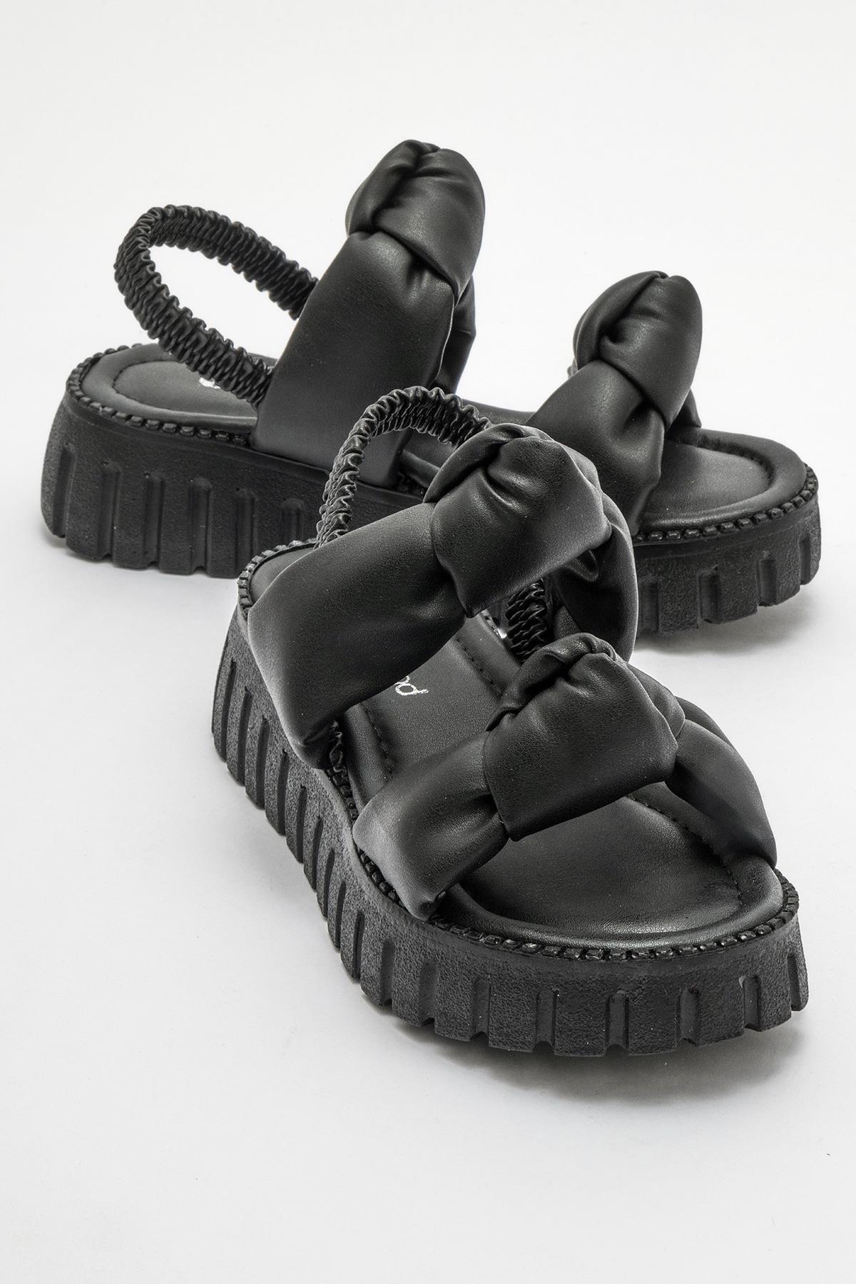 Kadın 2 Biyeli Sandalet SİYAH - Görsel 3