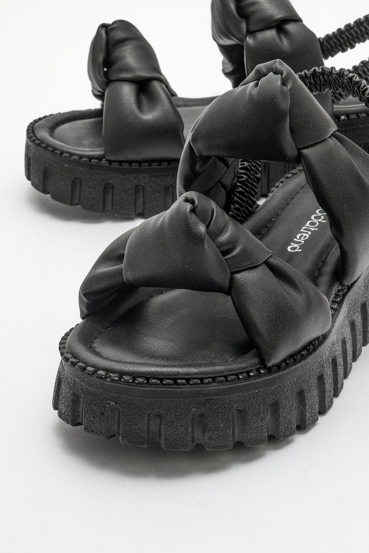 Kadın 2 Biyeli Sandalet SİYAH - Görsel 4