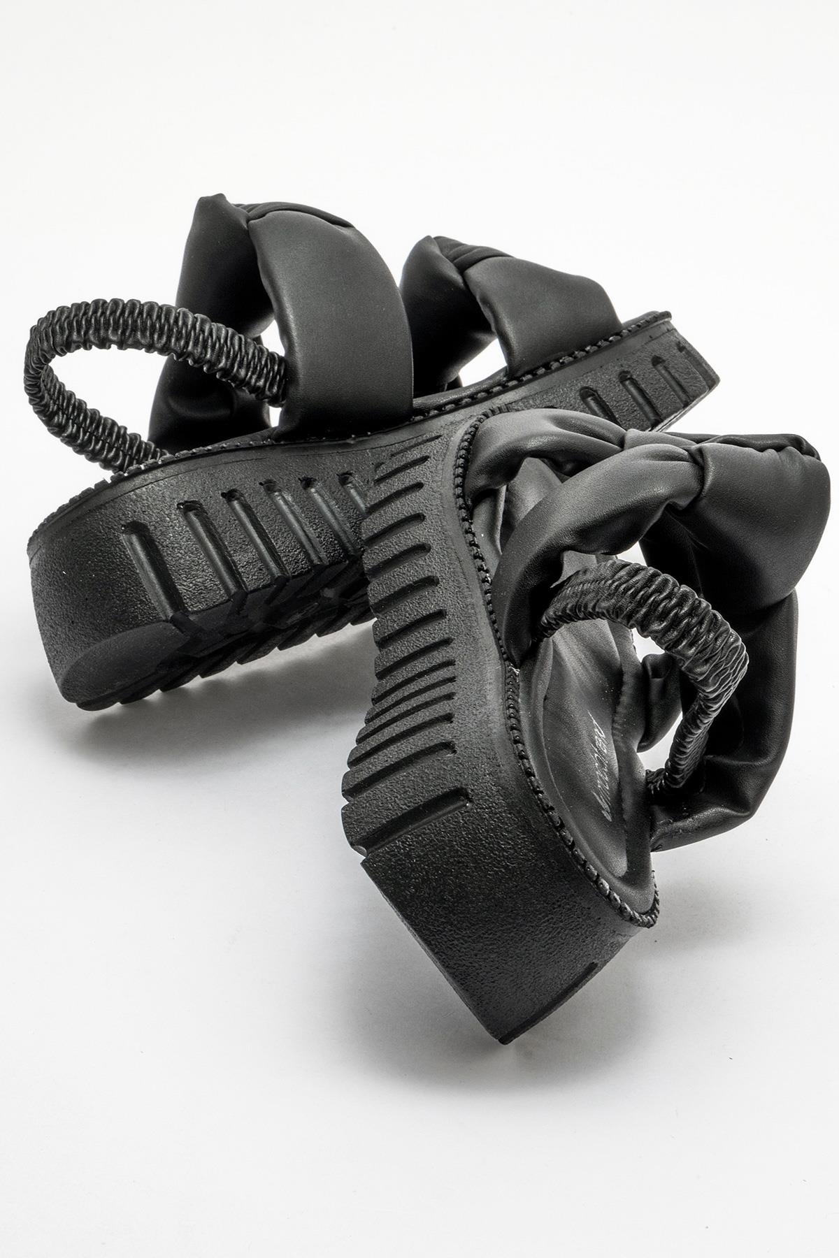 Kadın 2 Biyeli Sandalet SİYAH - Görsel 5