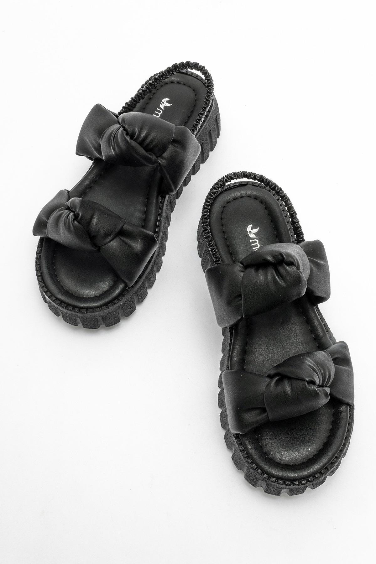 Kadın 2 Biyeli Sandalet SİYAH - Görsel 6