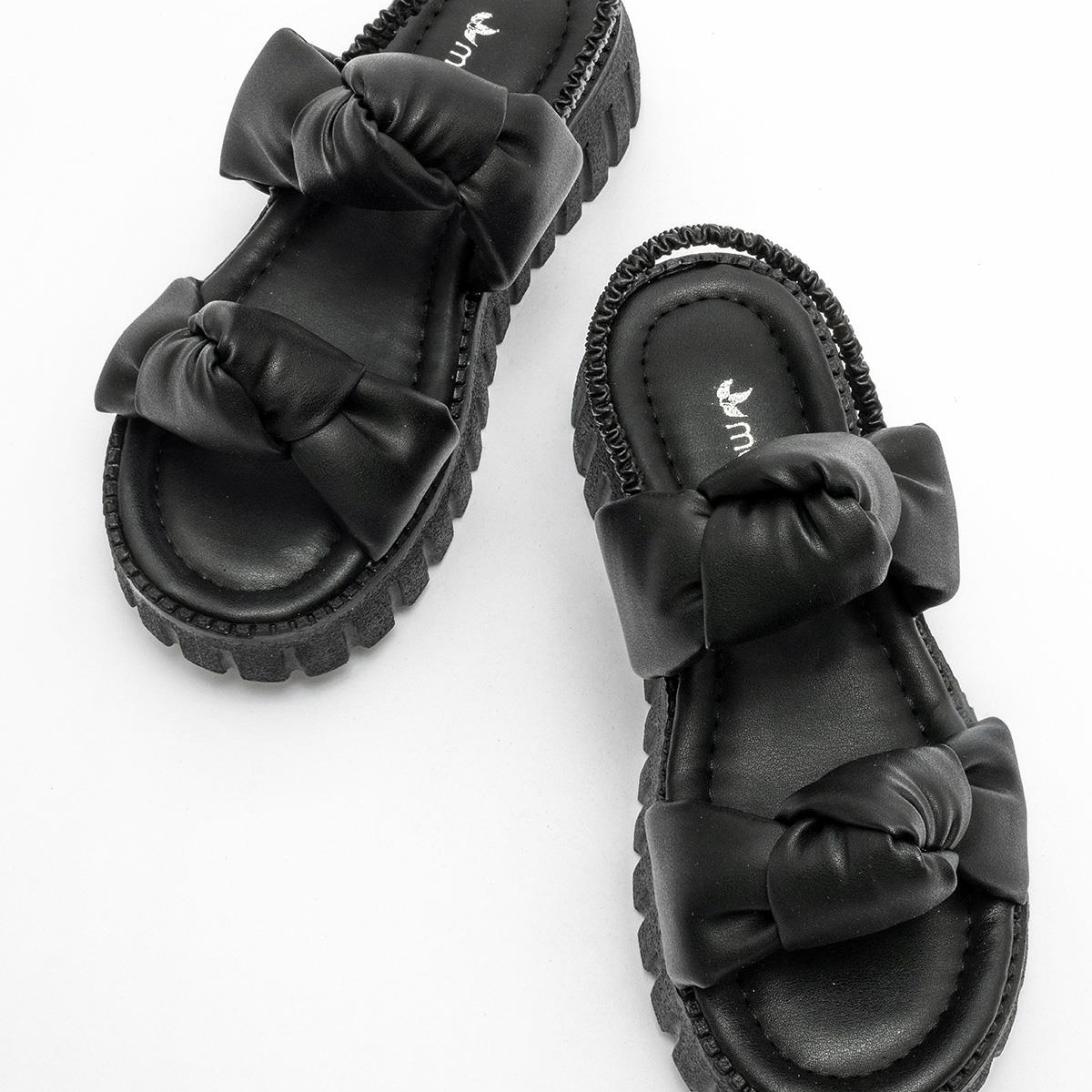 Kadın 2 Biyeli Sandalet SİYAH - Görsel 7