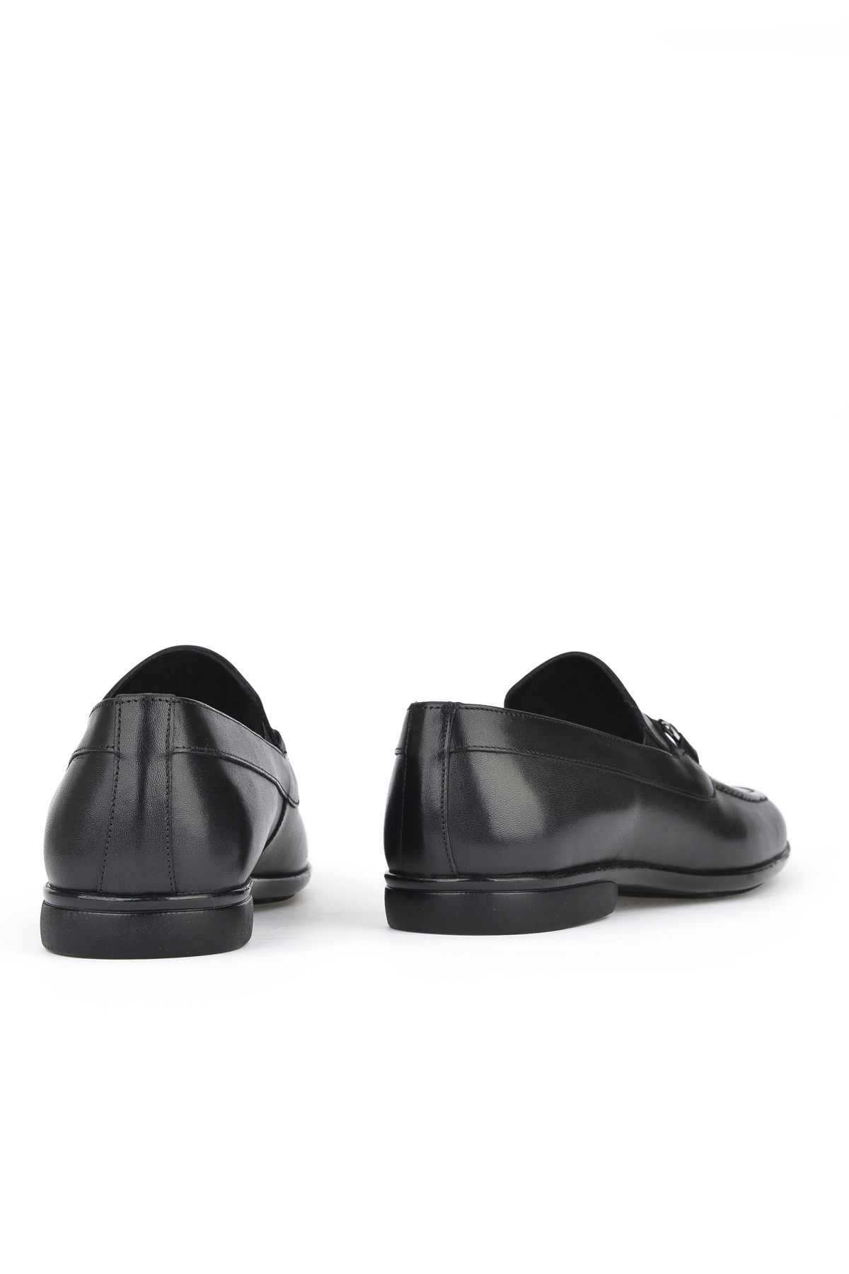 Erkek Hakiki Deri Ayakkabı 143745ZAB0404 Siyah - Görsel 4