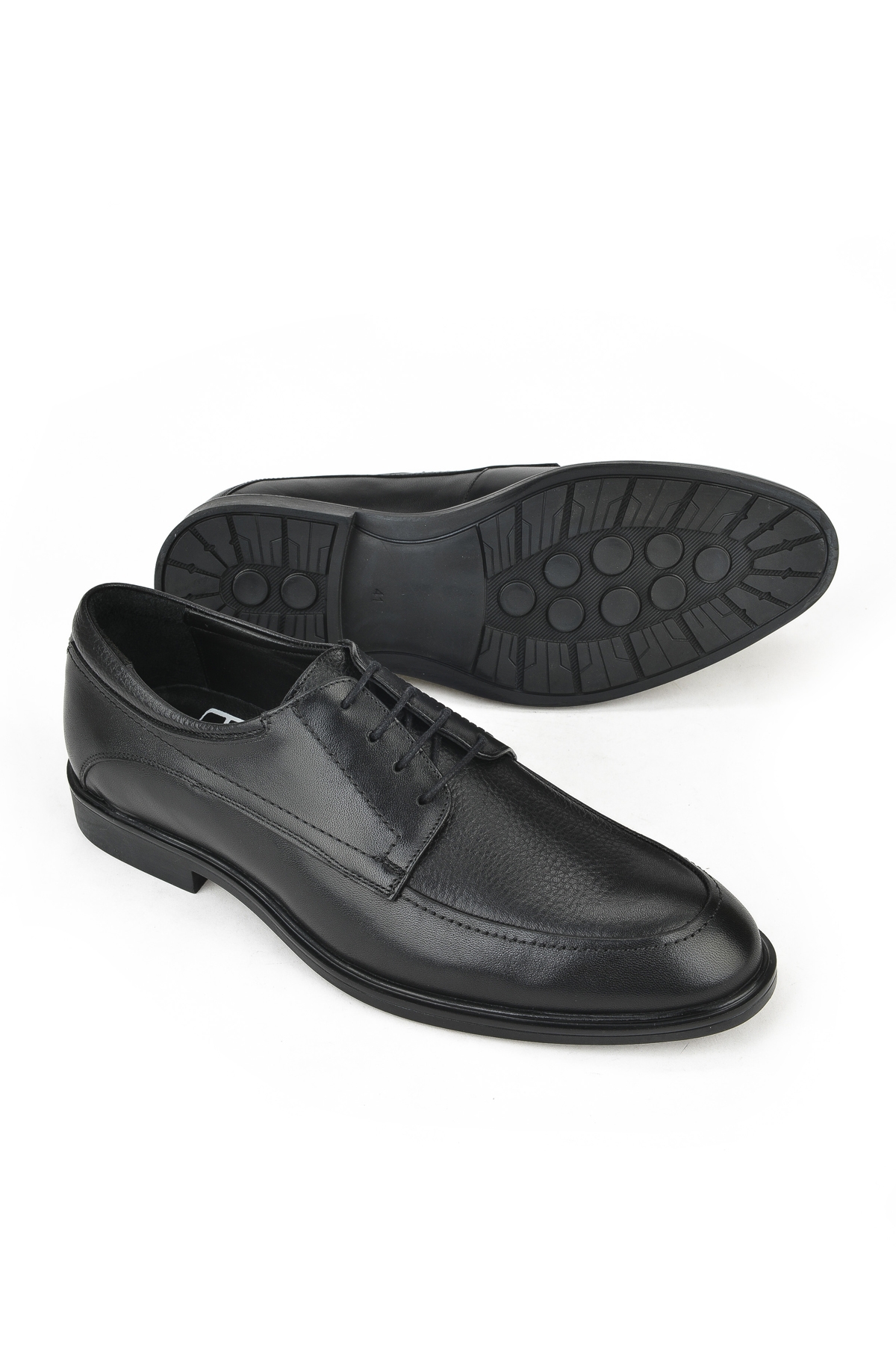 Erkek Hakiki Deri Ayakkabı 143745Z0938 Siyah - Görsel 5