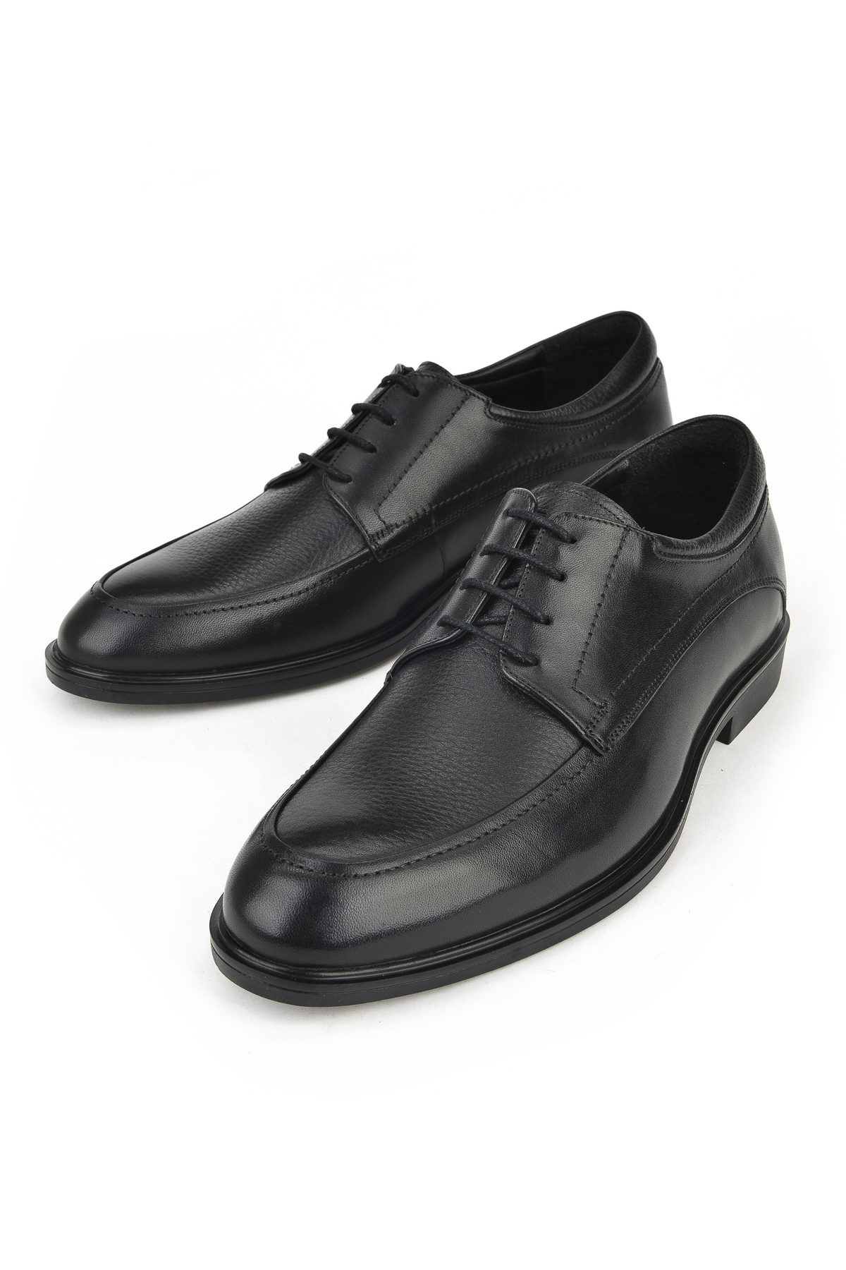 Erkek Hakiki Deri Ayakkabı 143745Z0938 Siyah - Görsel 6