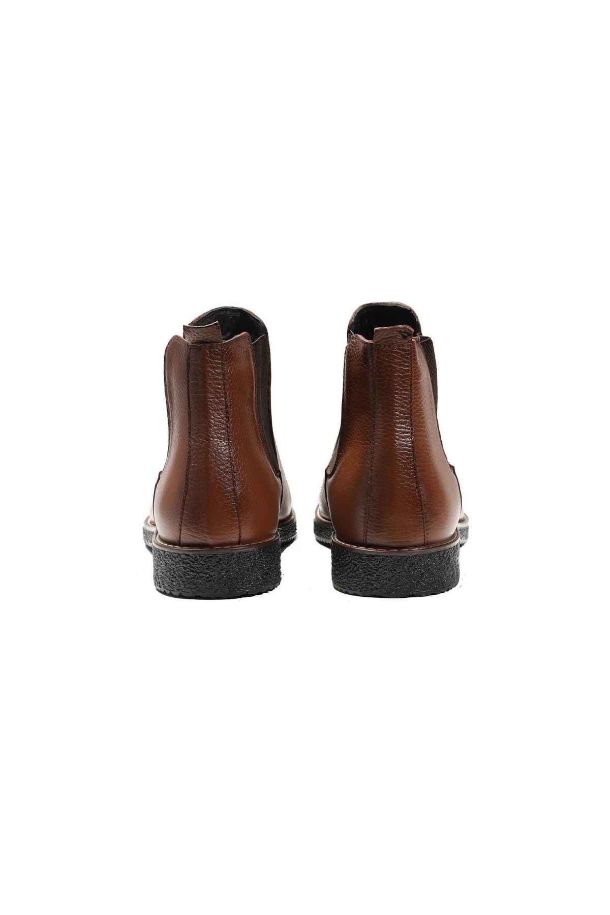 Taba Erkek Deri Düz Bot - 92308 - Görsel 5