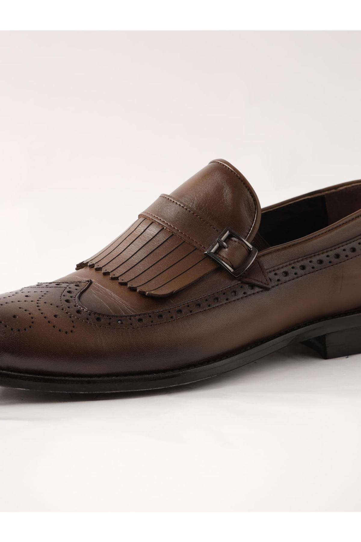 Kahverengi Erkek Deri Klasik Ayakkabı - 103064 - Görsel 4