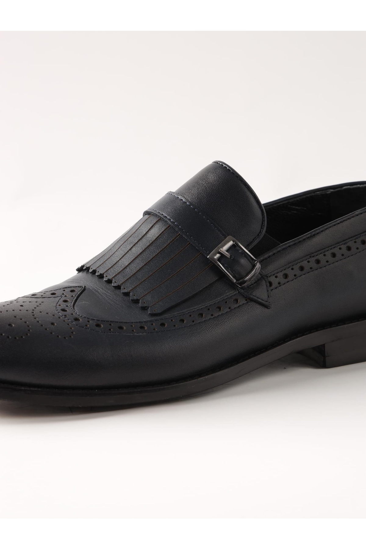 Lacivert Erkek Deri Klasik Ayakkabı - 103059 - Görsel 4