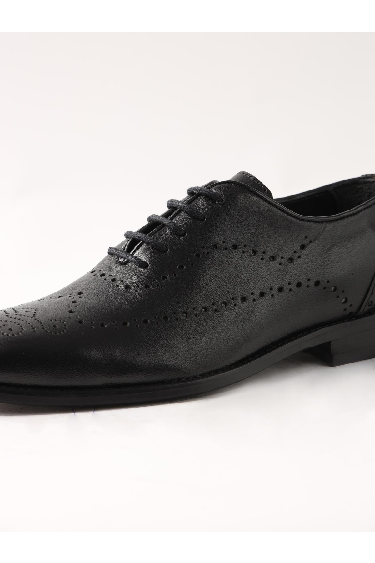 Siyah Erkek Deri Klasik Ayakkabı - 103024 - Görsel 4