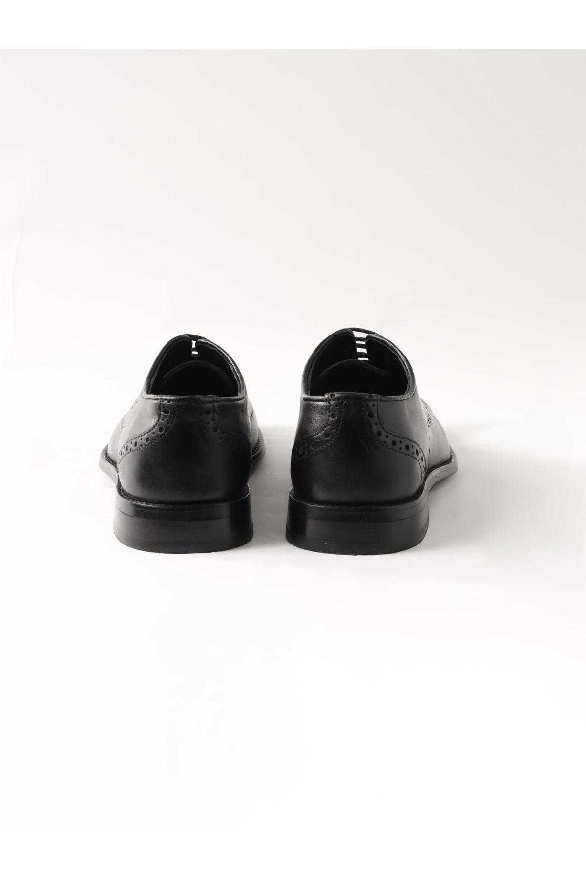 Siyah Erkek Deri Klasik Ayakkabı - 103024 - Görsel 5