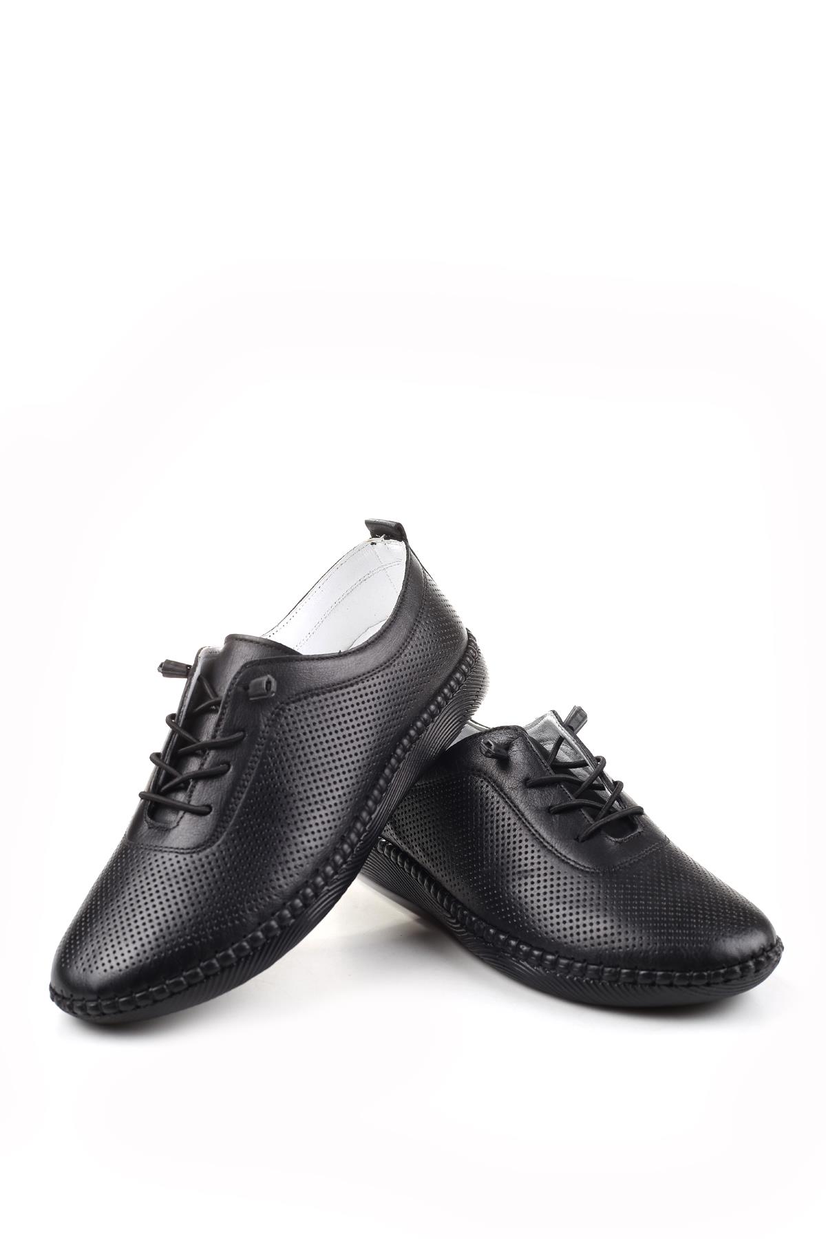 Tardelli 7000-1 Hakiki Deri Ortopedik Taban Kadın Ayakkabı - Görsel 4