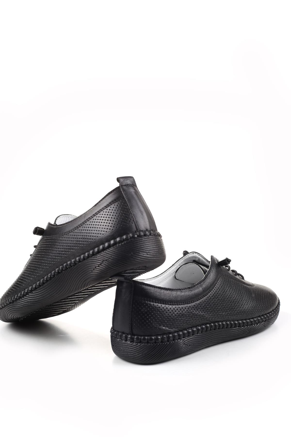 Tardelli 7000-1 Hakiki Deri Ortopedik Taban Kadın Ayakkabı - Görsel 5