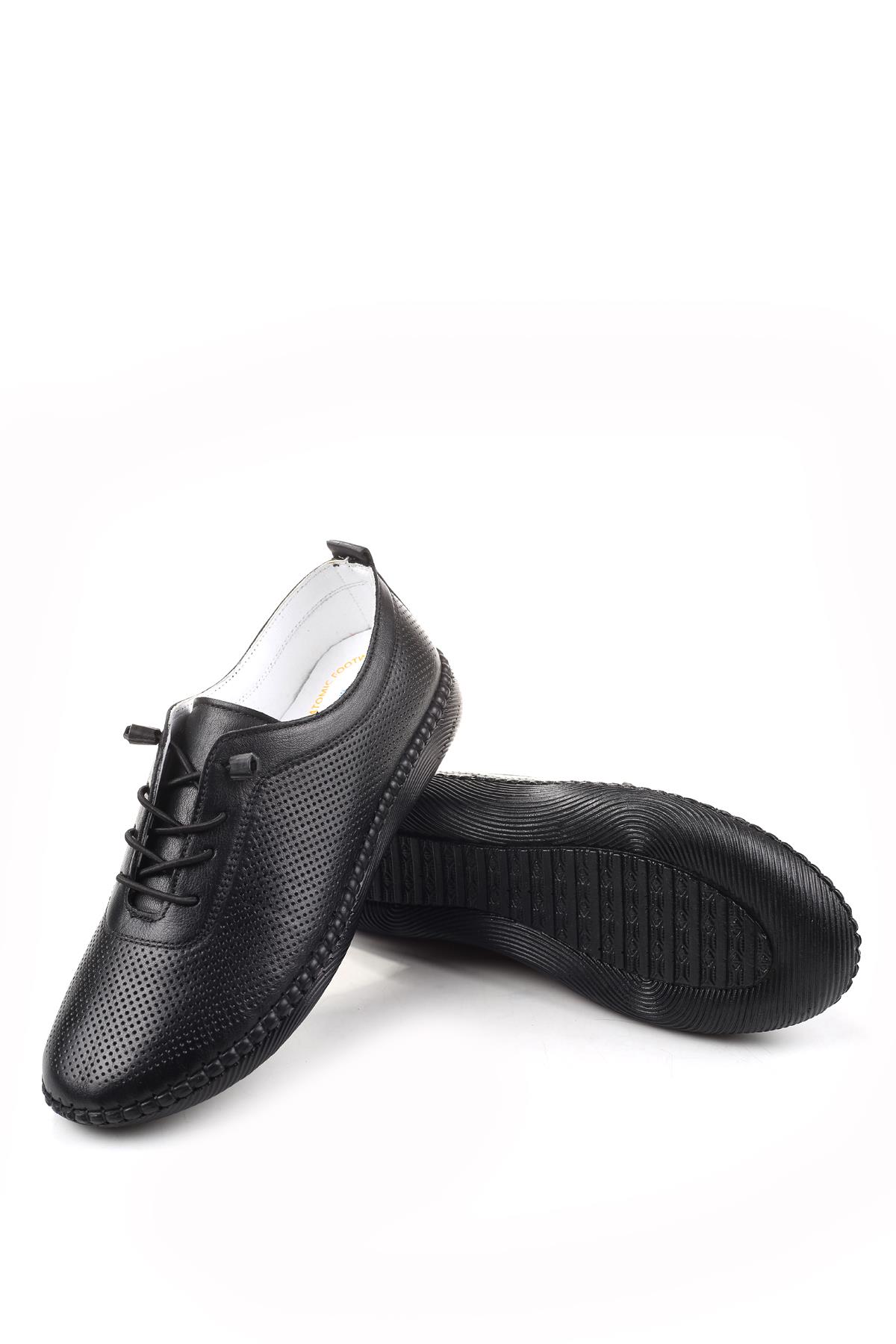 Tardelli 7000-1 Hakiki Deri Ortopedik Taban Kadın Ayakkabı - Görsel 6