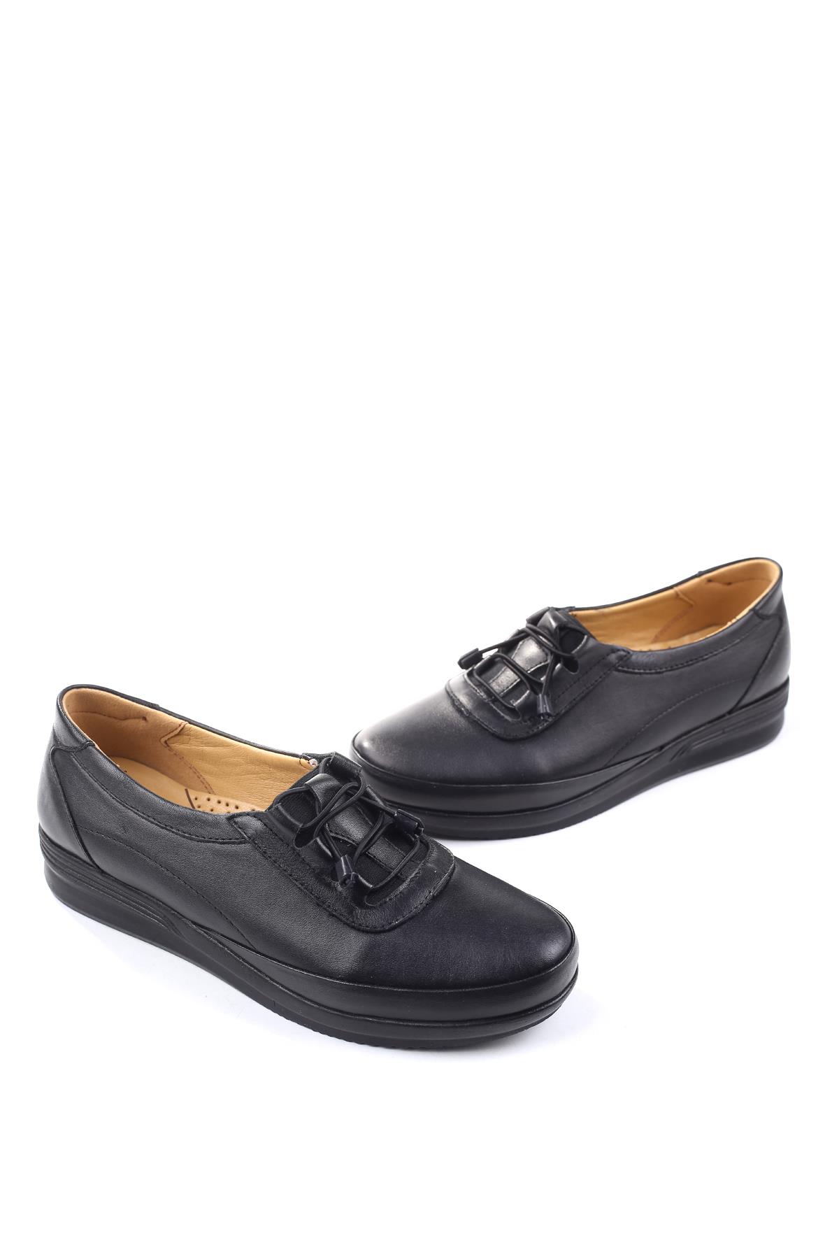 3776 Kadın Ortopedik Taban Deri Ayakkabı - Görsel 2
