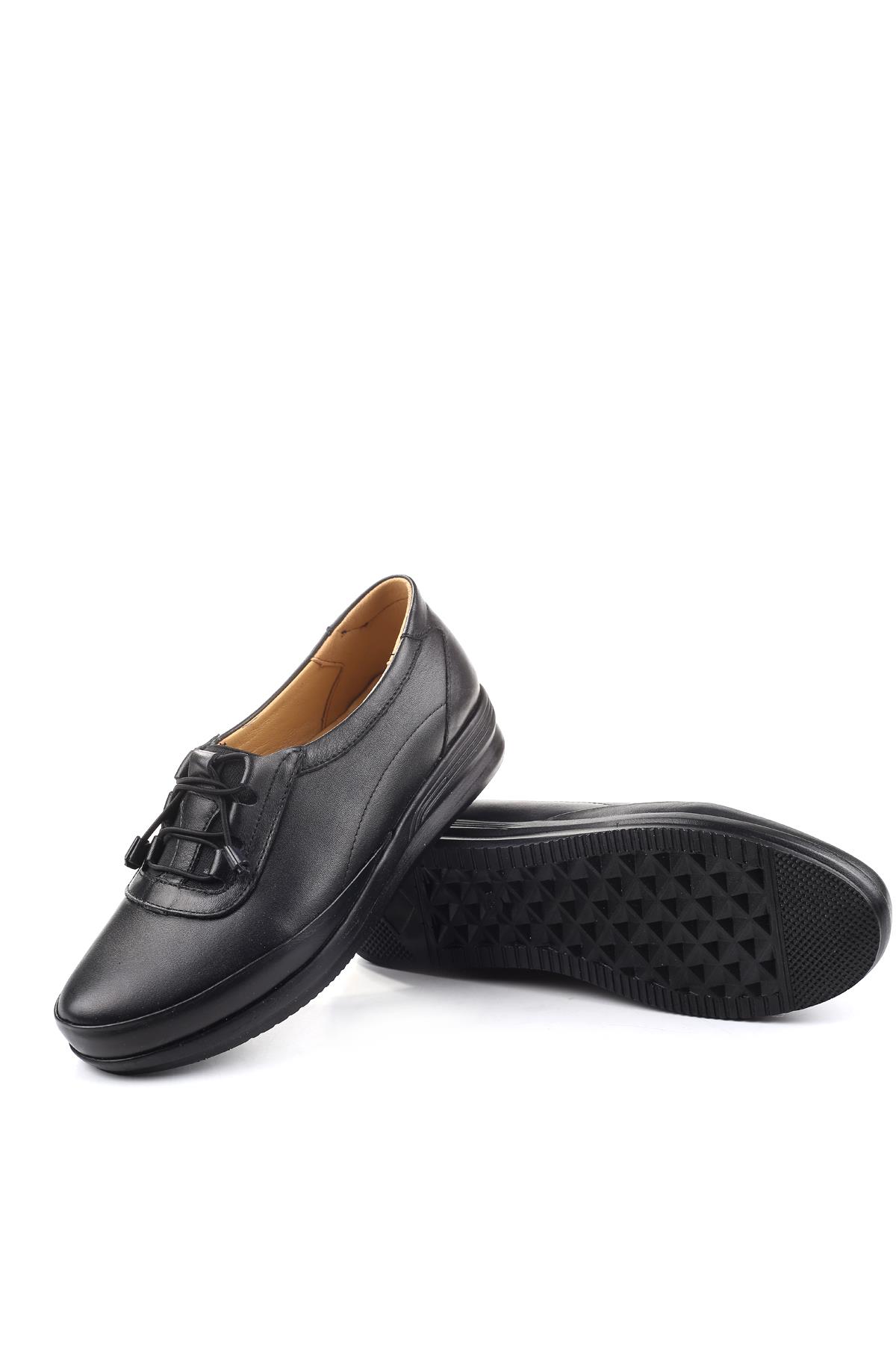 3776 Kadın Ortopedik Taban Deri Ayakkabı - Görsel 6