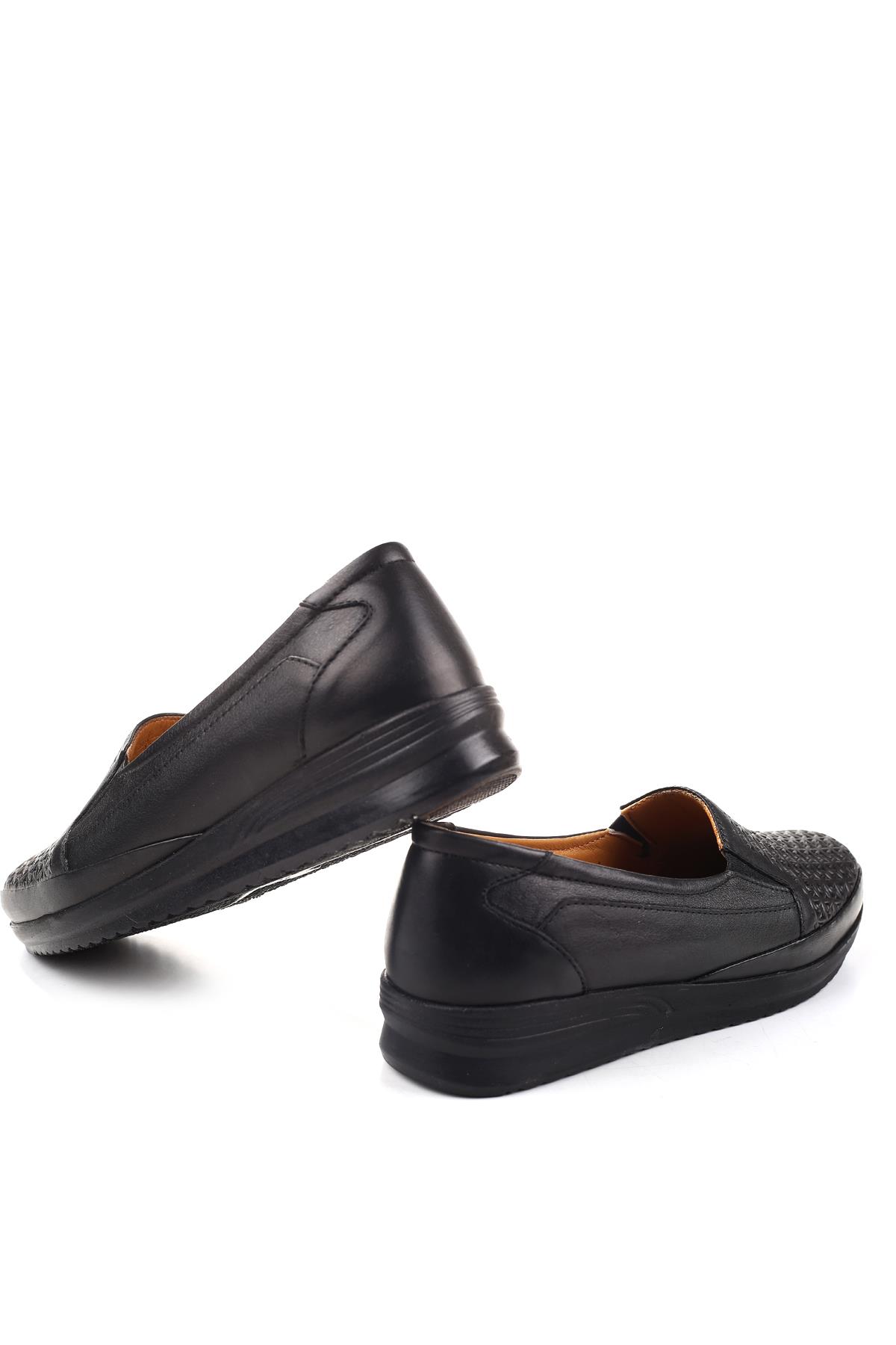 3772 Kadın Ortopedik Taban Deri Ayakkabı - Görsel 5