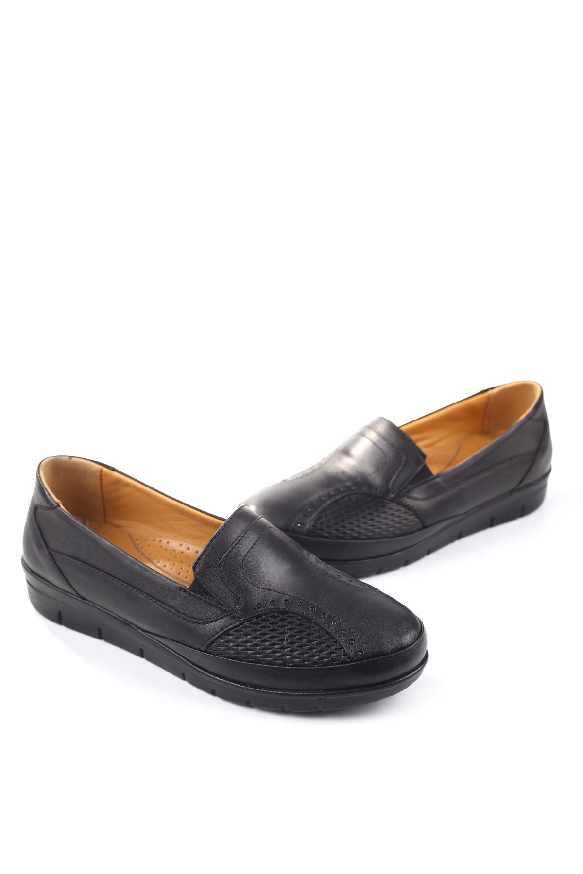 3774 Kadın Hakiki Deri Ortopedik Ayakkabı - Görsel 2