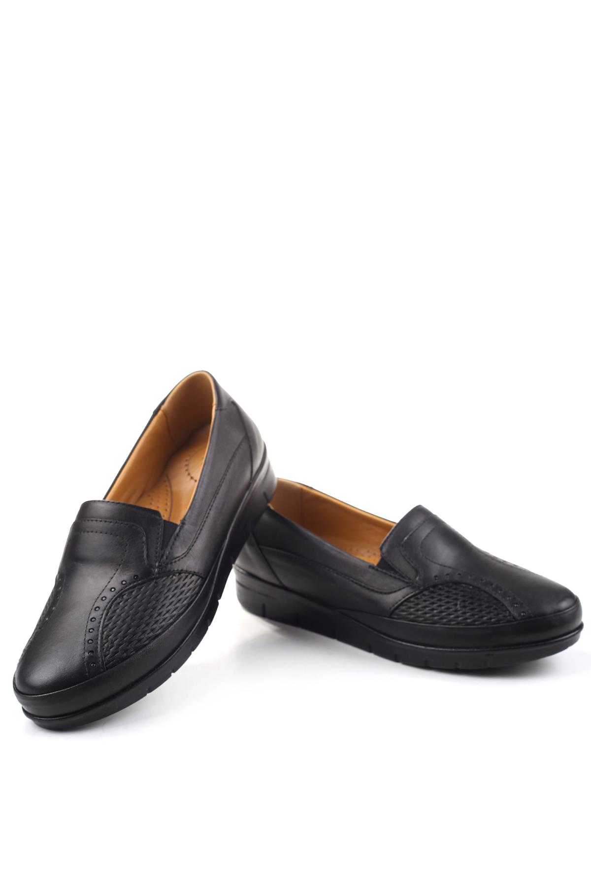 3774 Kadın Hakiki Deri Ortopedik Ayakkabı - Görsel 3