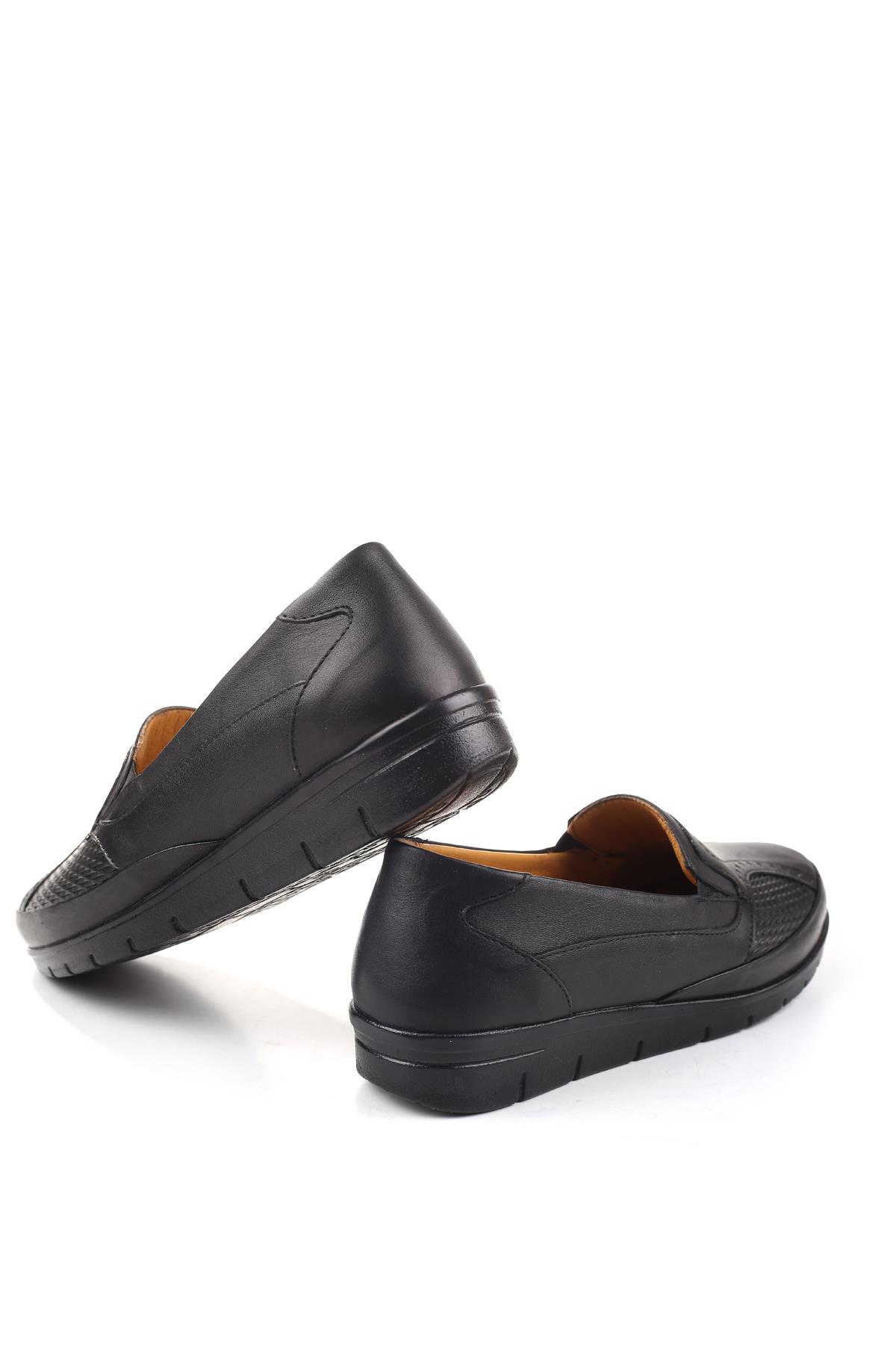 3774 Kadın Hakiki Deri Ortopedik Ayakkabı - Görsel 4