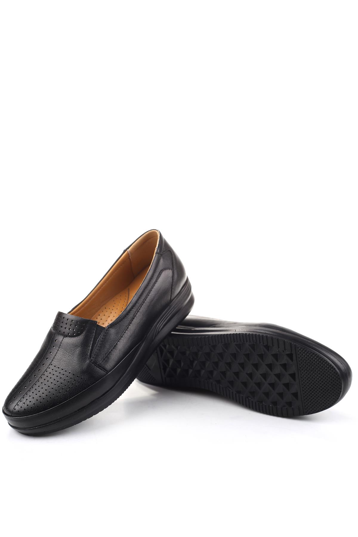 3771 Kadın Ortopedik Taban Deri Ayakkabı - Görsel 6